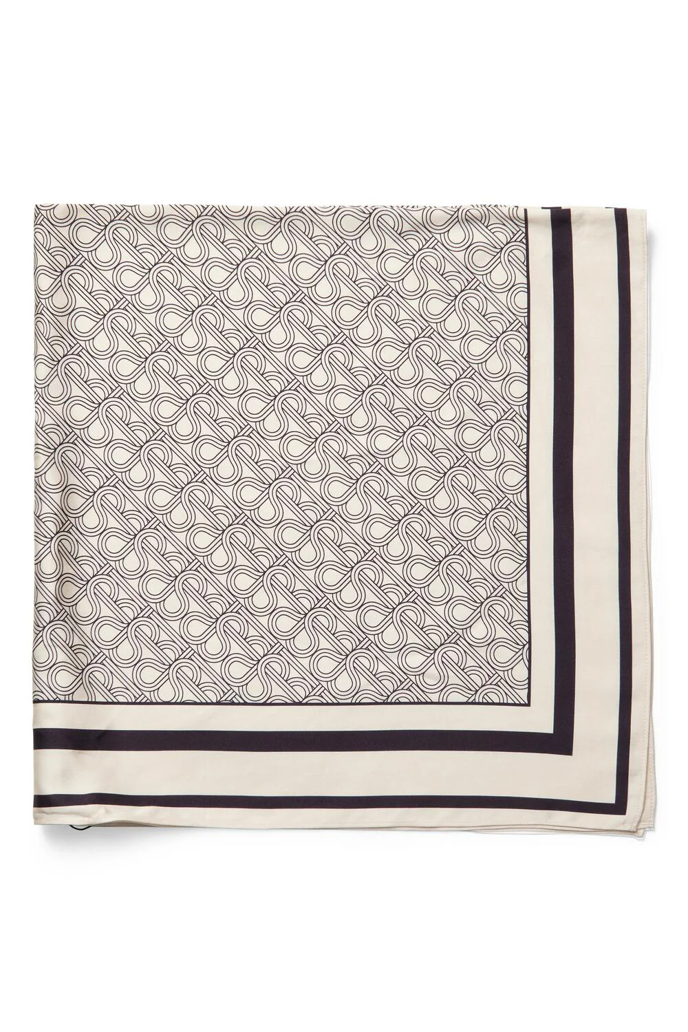 Monogram tørklæde - Whitecap Gray - Image 4
