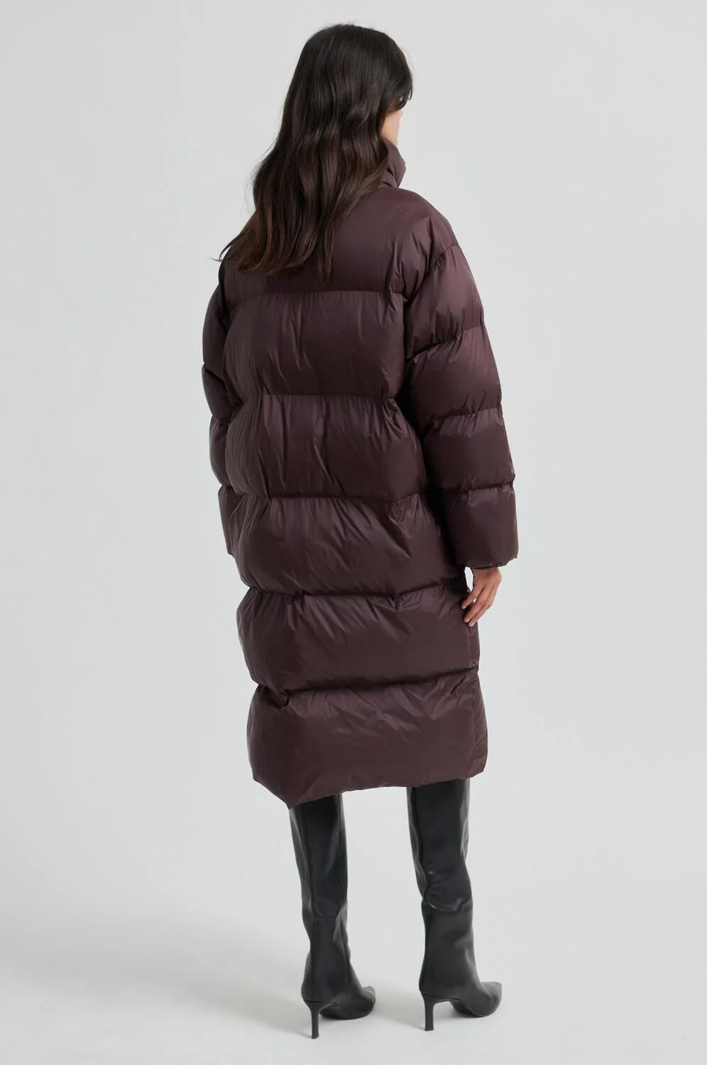 Riya lang dunfrakke - Chocolate Plum - Image 6