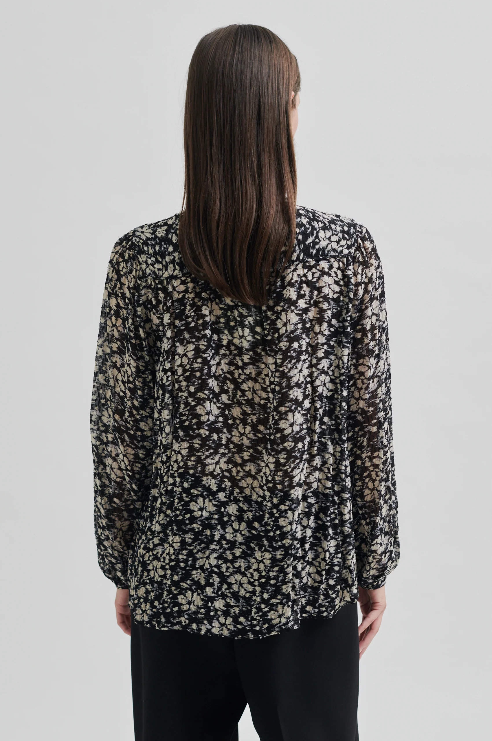 Scratch bluse - sort - Image 6