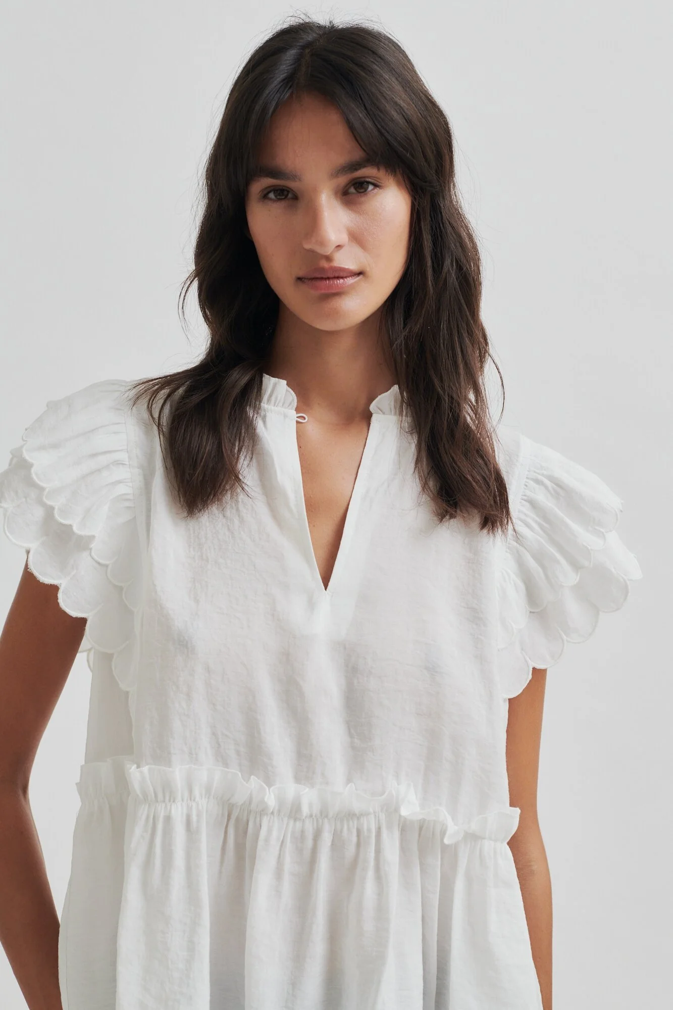 Terra Frill Top - White Alyssum - Image 4