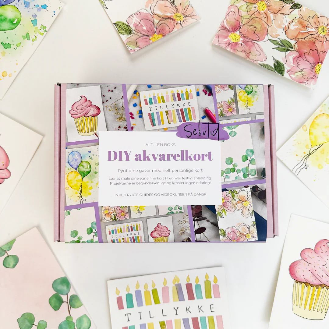 DIY Akvarelkort kit - Image 2