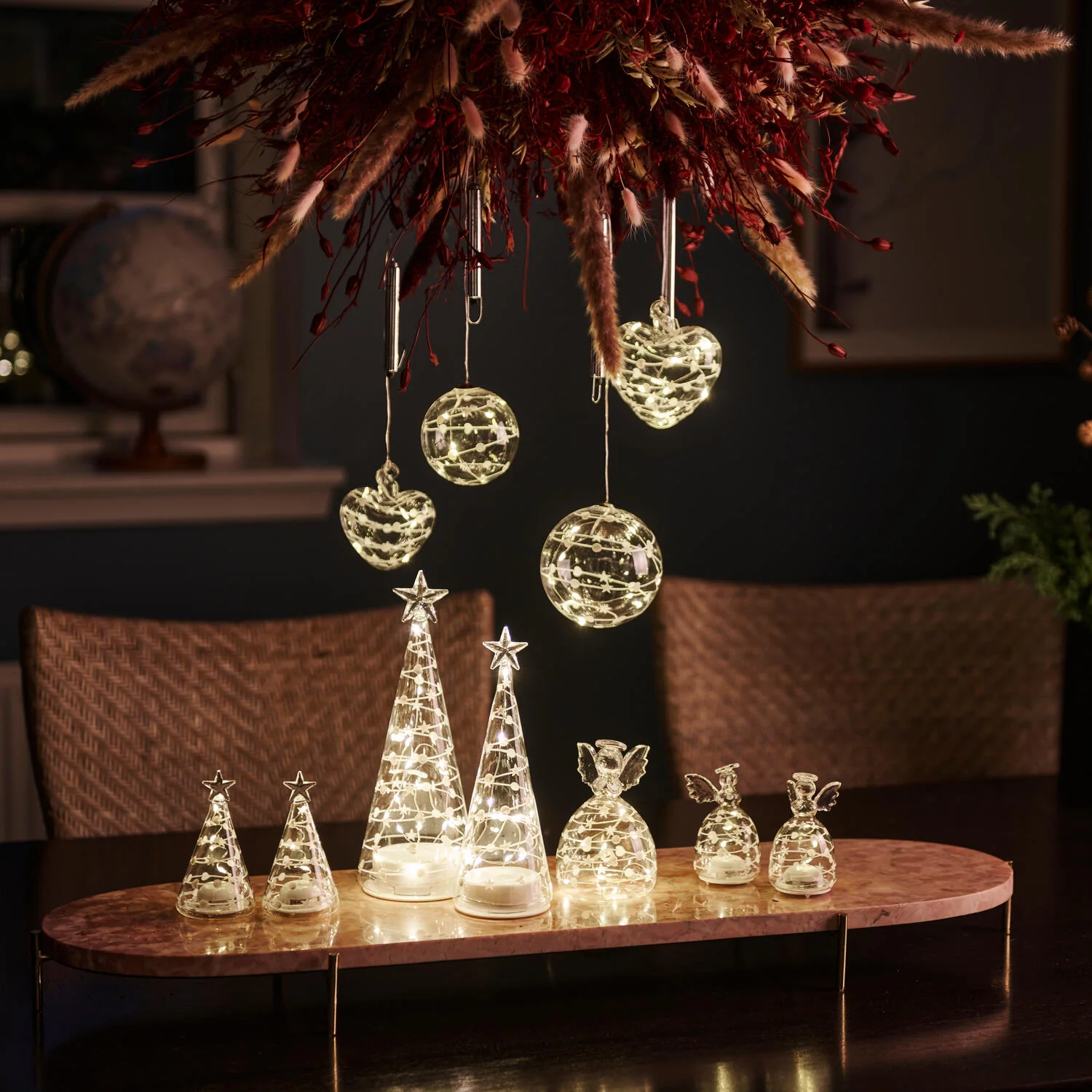 Sweet Christmas Engel (2 stk) - Hvid/klar - Image 3
