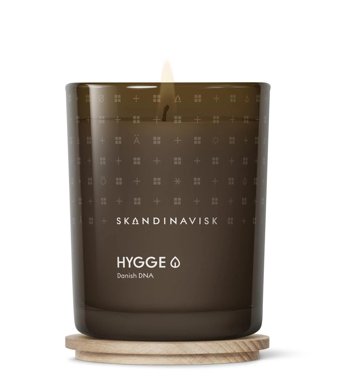 Hygge duftlys, 200g. - Camel brown