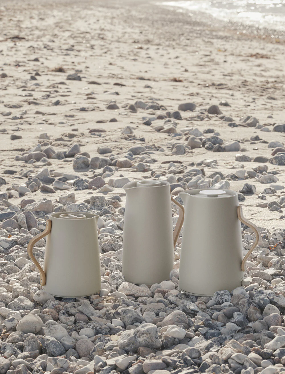 Emma termokande, kaffe - 1,2 l. - soft sand - Image 3