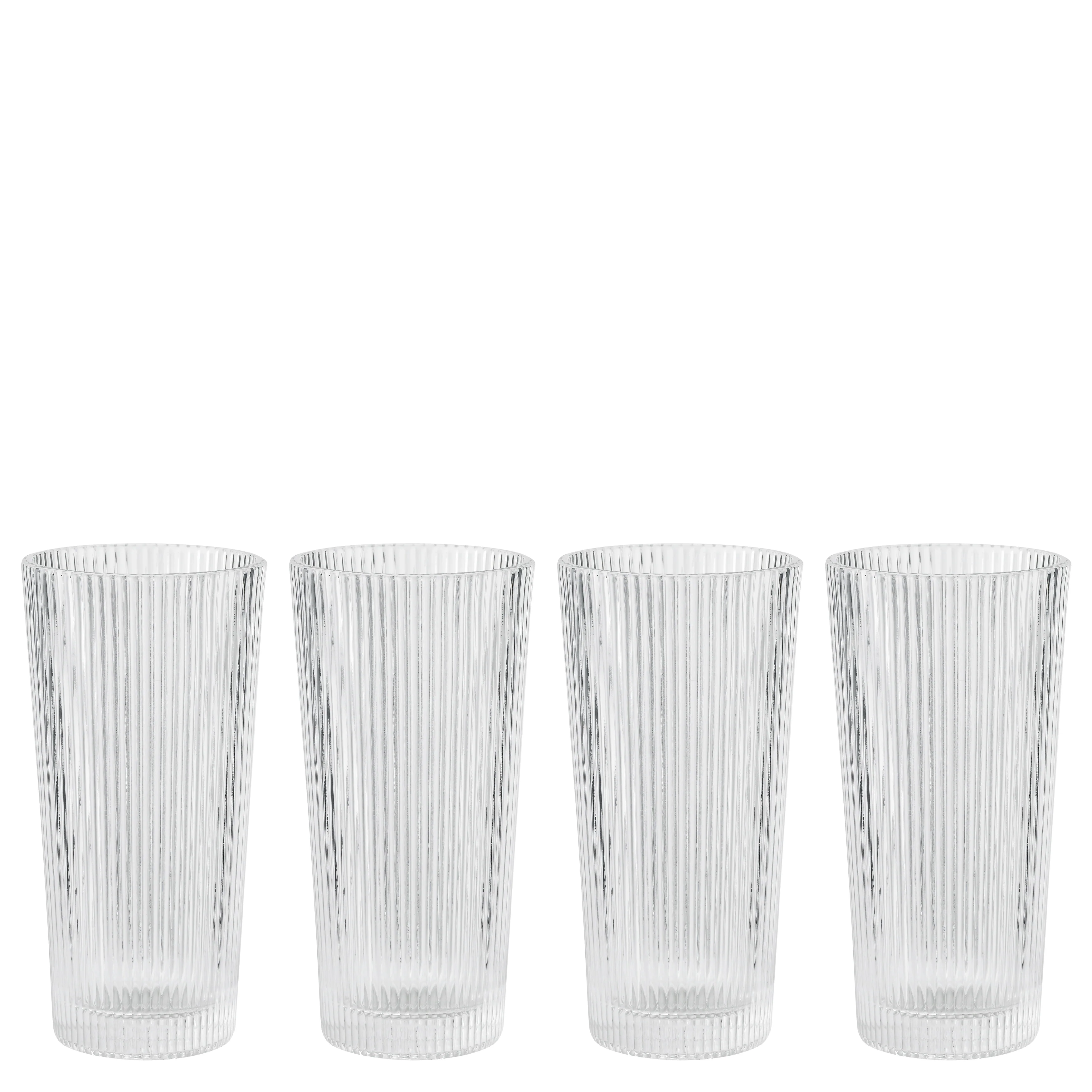 Pilastro long drink glas, 30 cl - 4 stk.