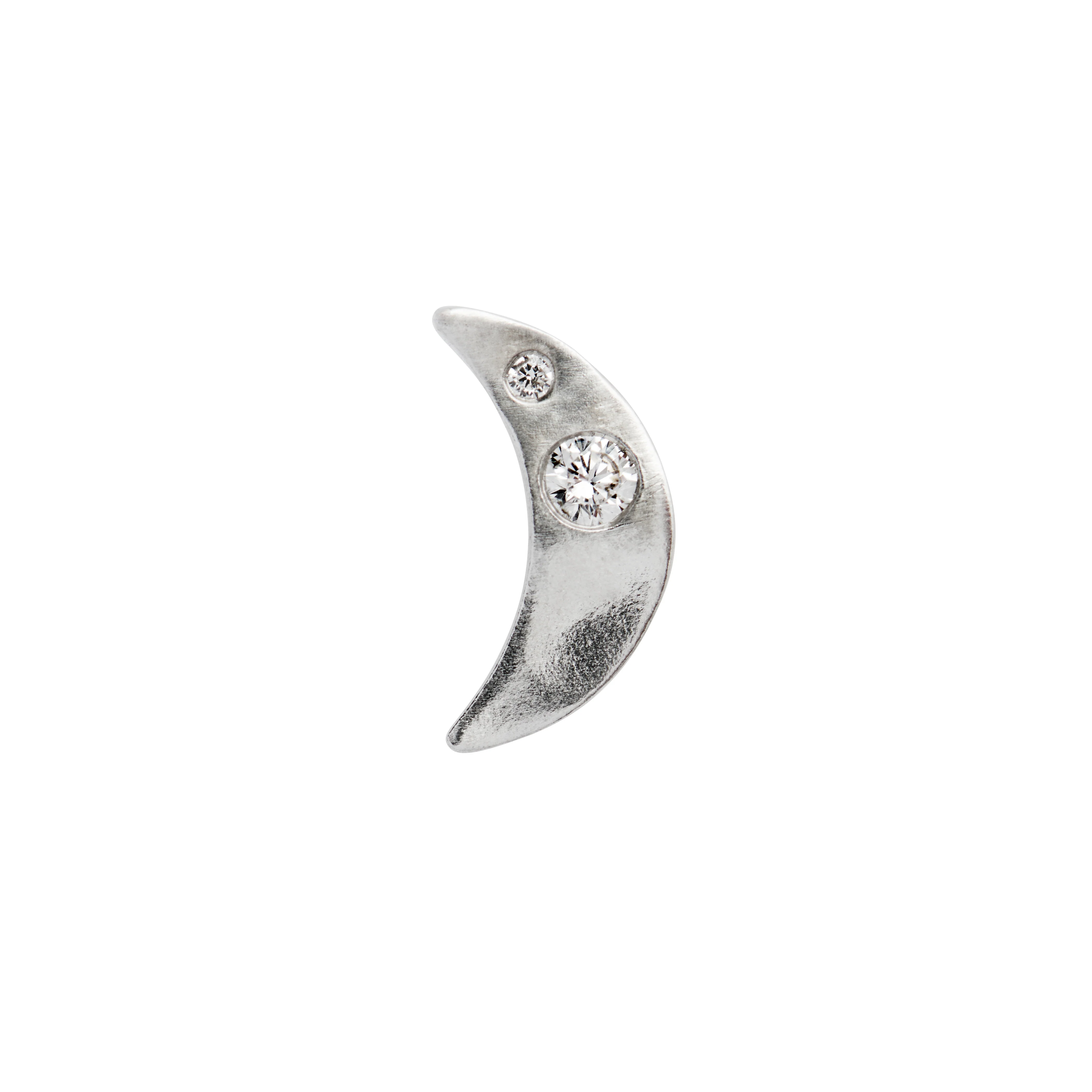 Petit bella moon ørering, sølv - H:8,7 mm.