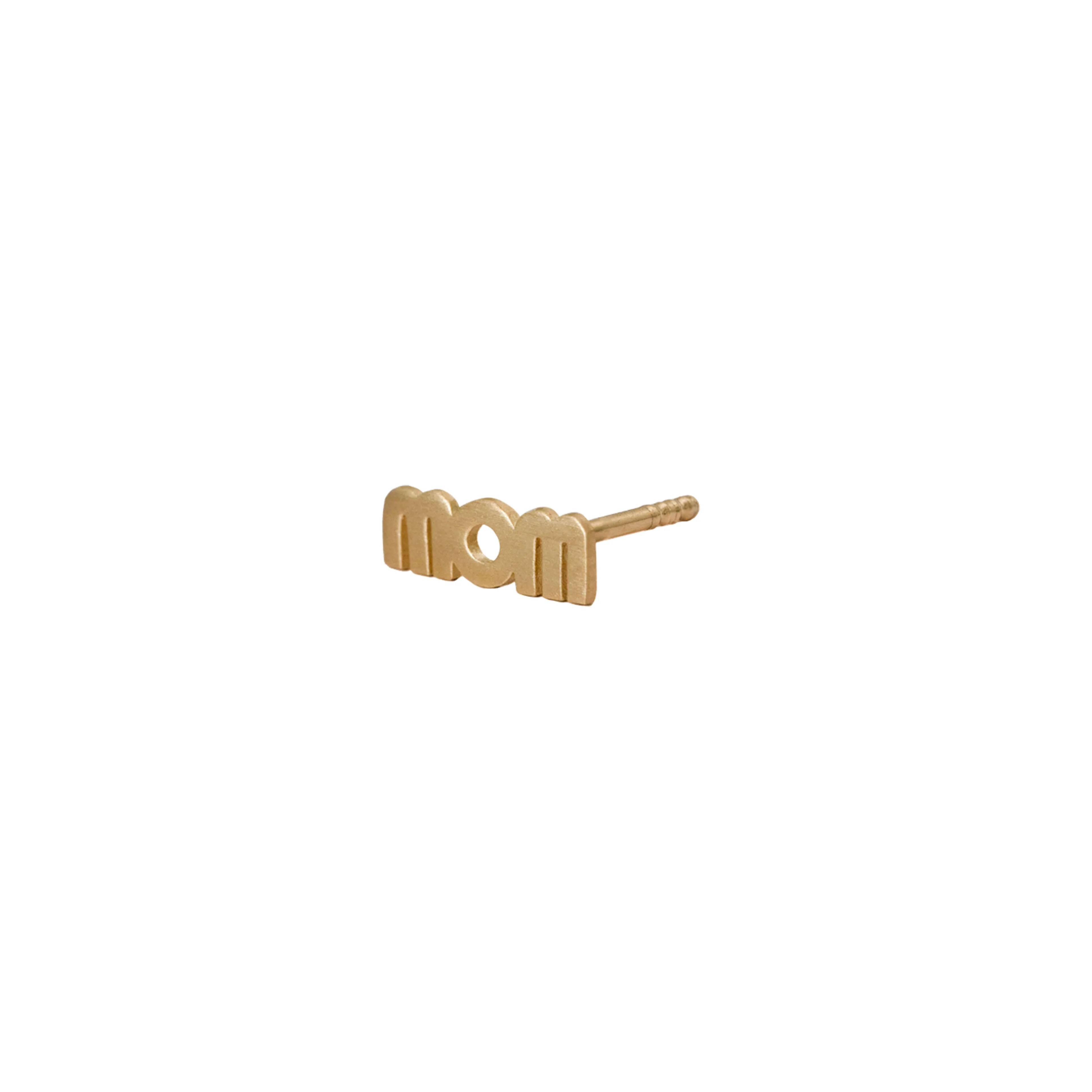 Wow Mom ørering - forgyldt - Image 2