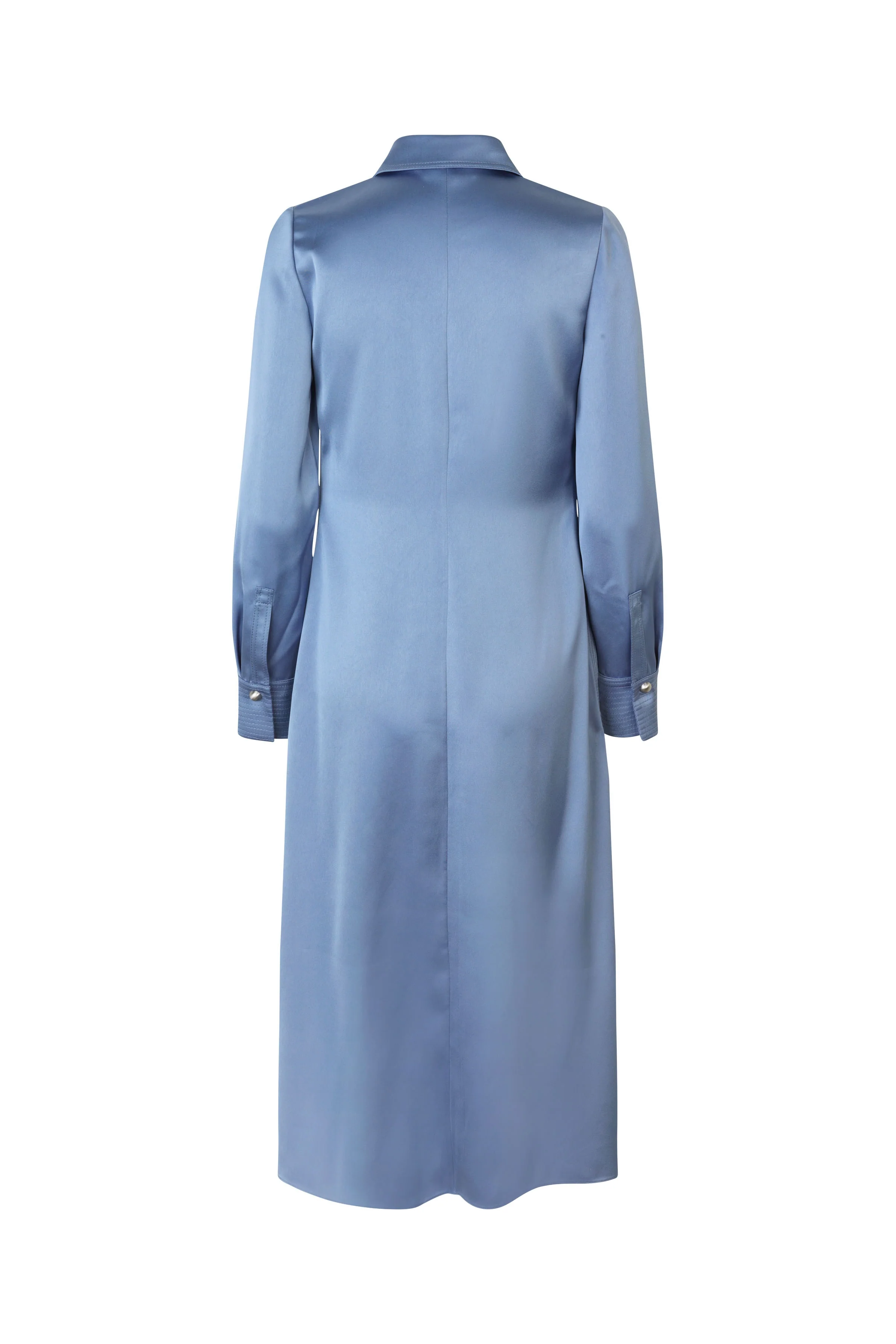 Collared Midi kjole - Infinity Blue - Image 4