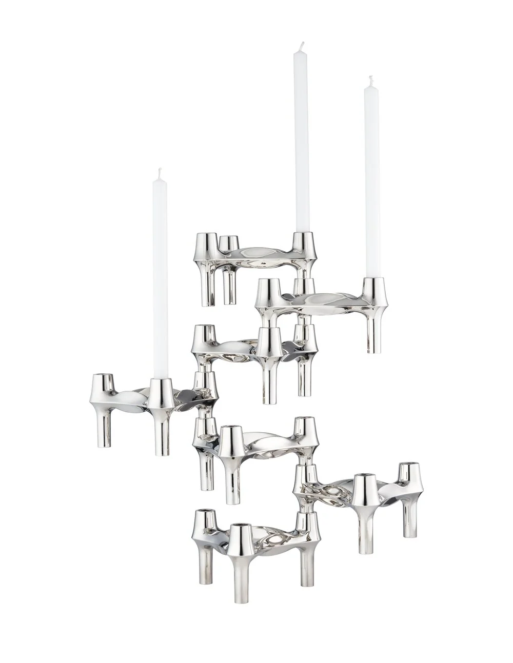 Nagel BMF lysestage, Chrome - 3-pak - Image 5
