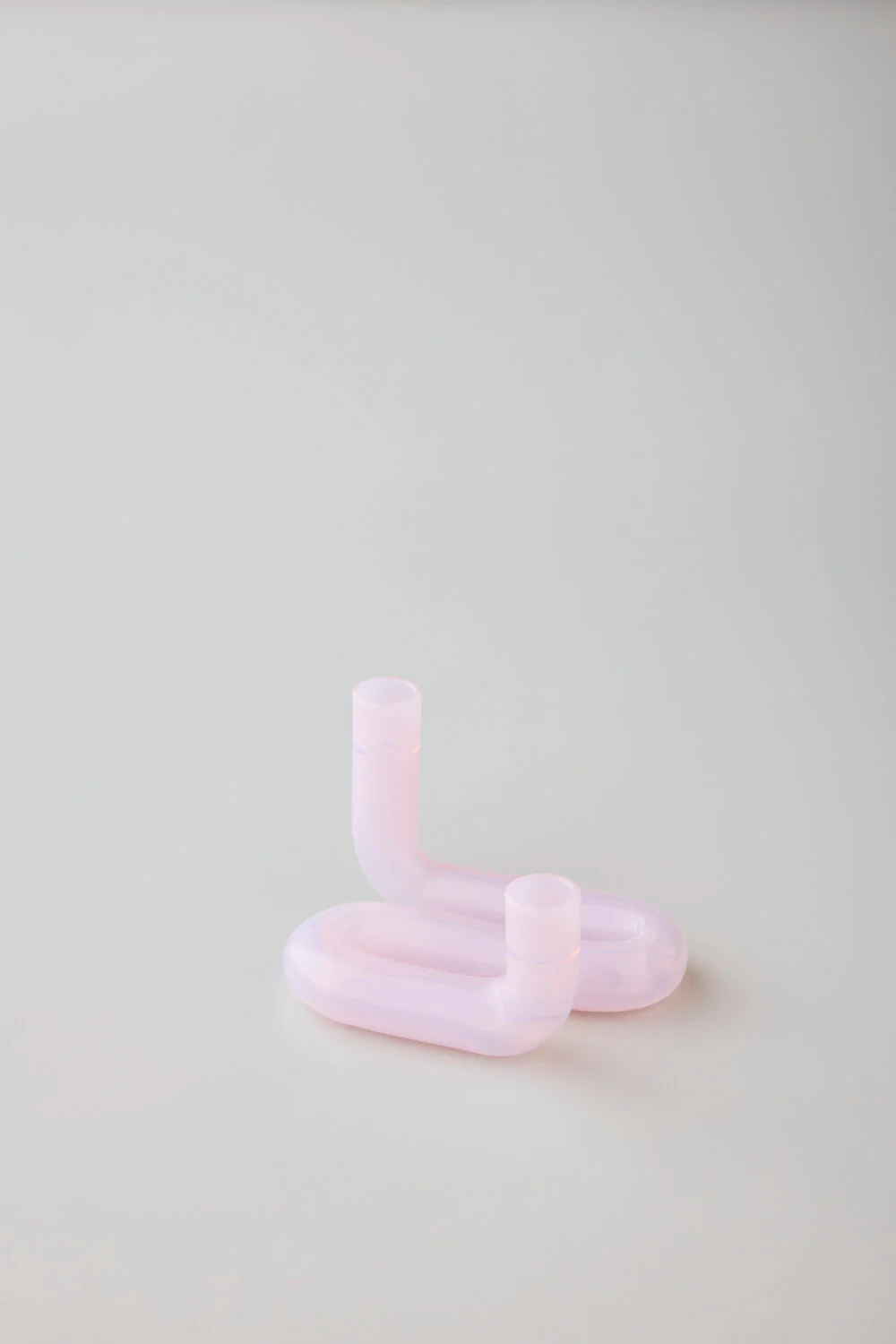Wave lysestage, Milky Rose - H10 cm. - Image 5