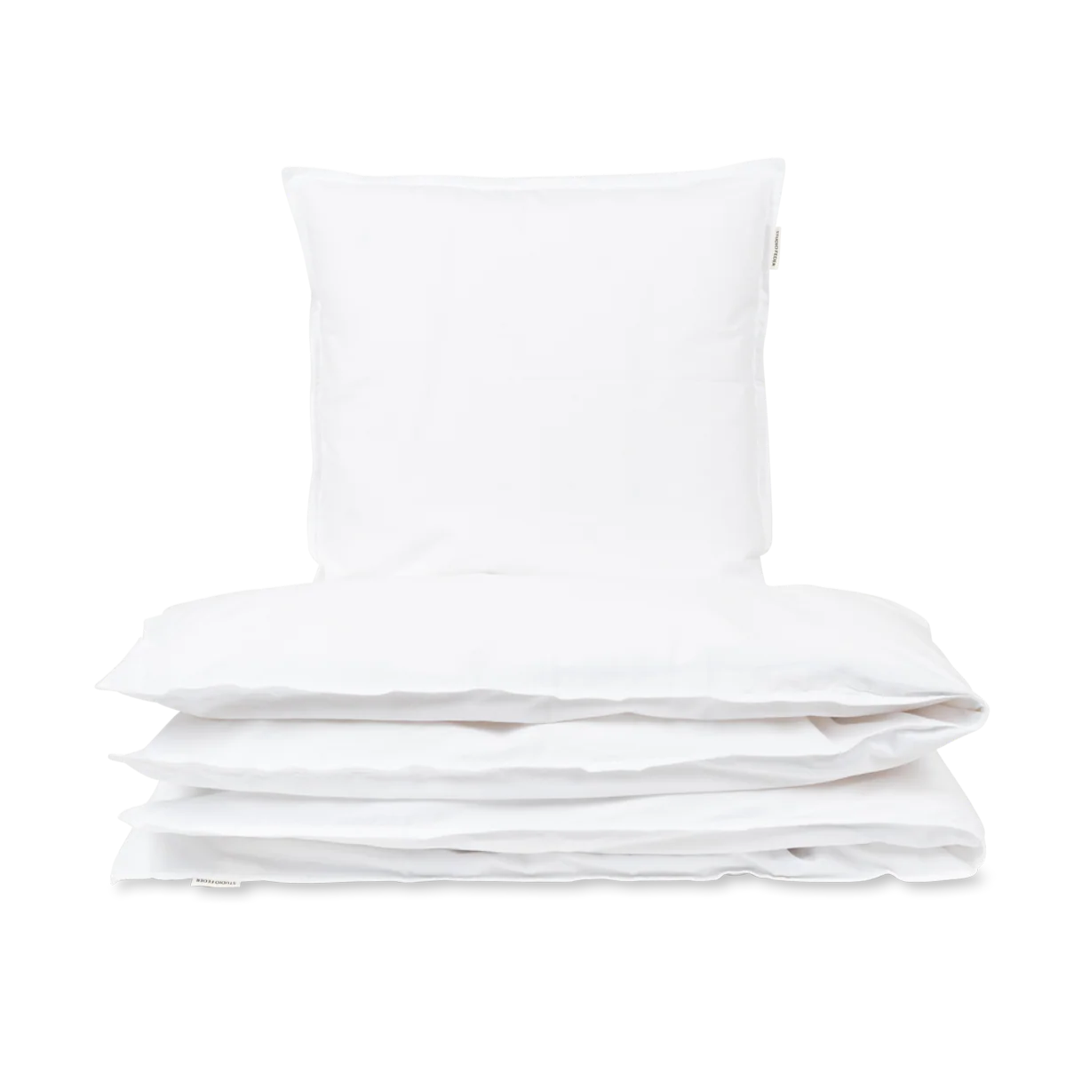 Percale sengesæt - hvid