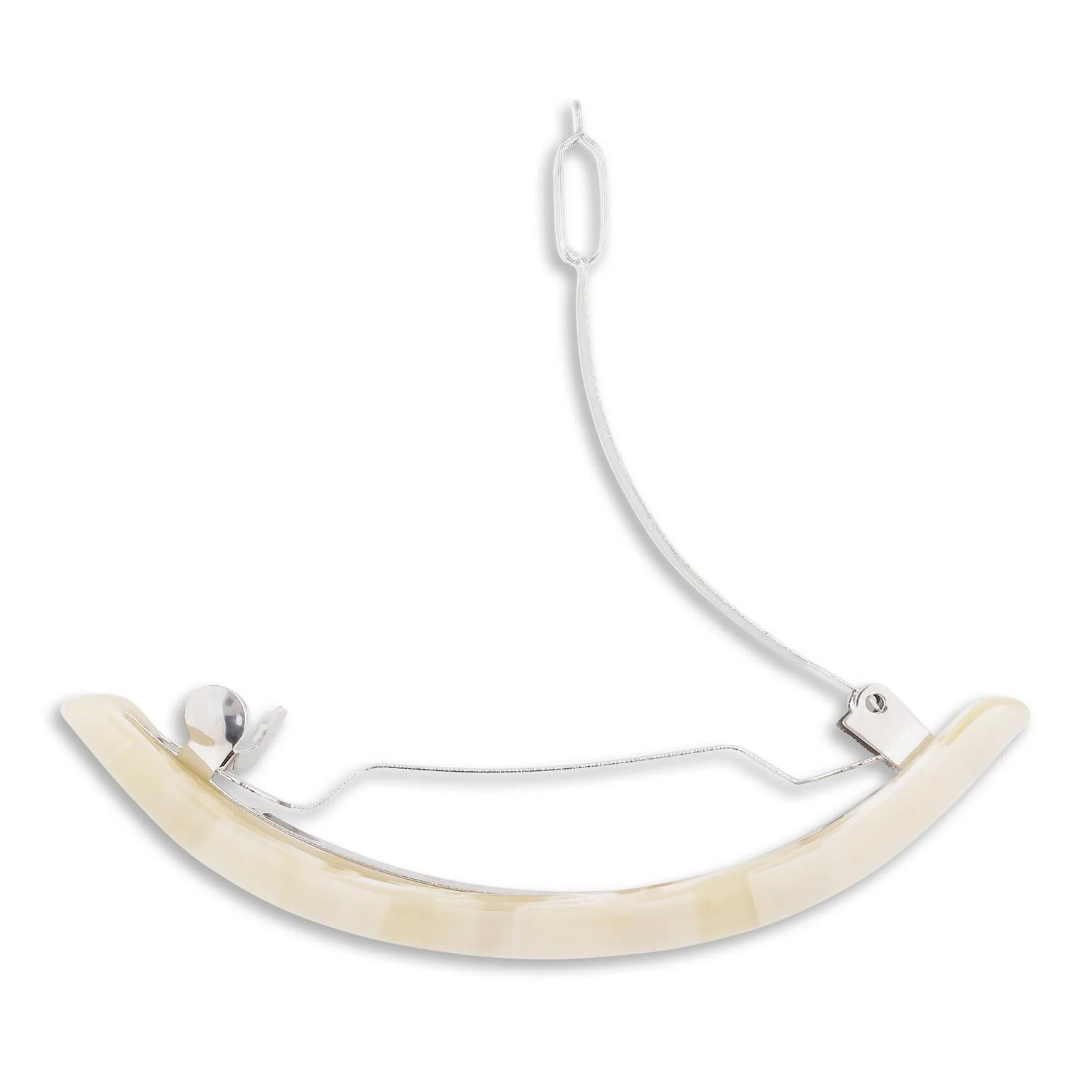 Curved bone clip - Ivory - Image 3