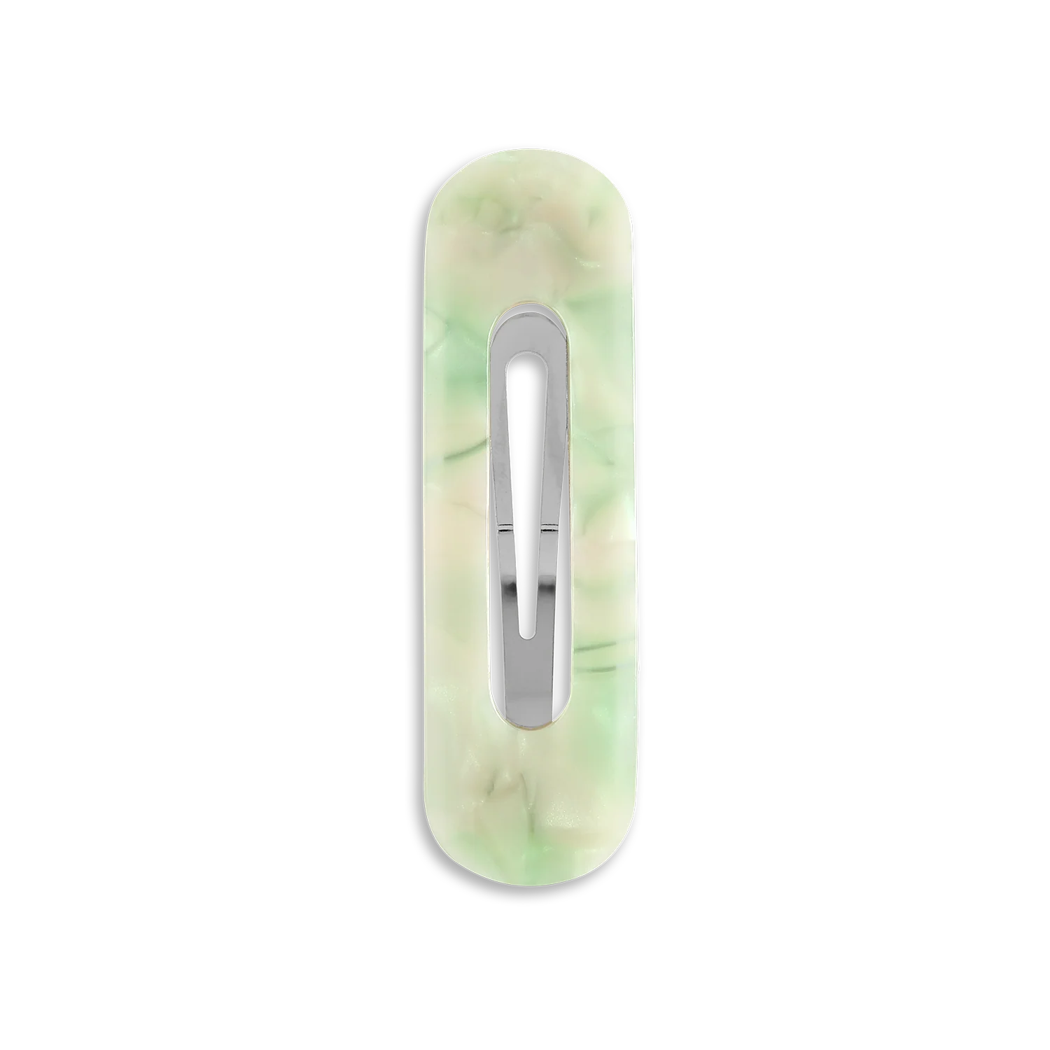 Marble hårspænde - grøn