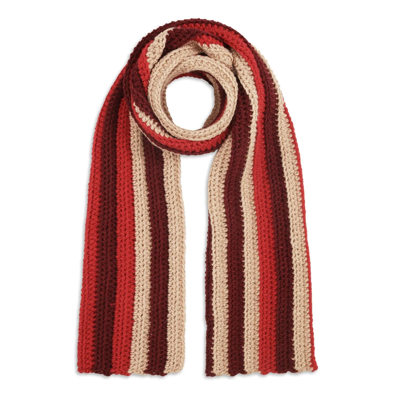 Walter halstørklæde - Red Multi