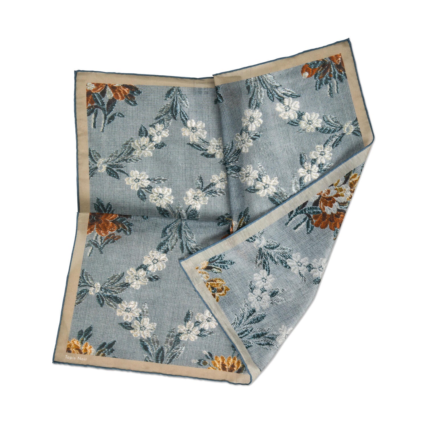 Lommetørklæde - Blue Flower - Image 2