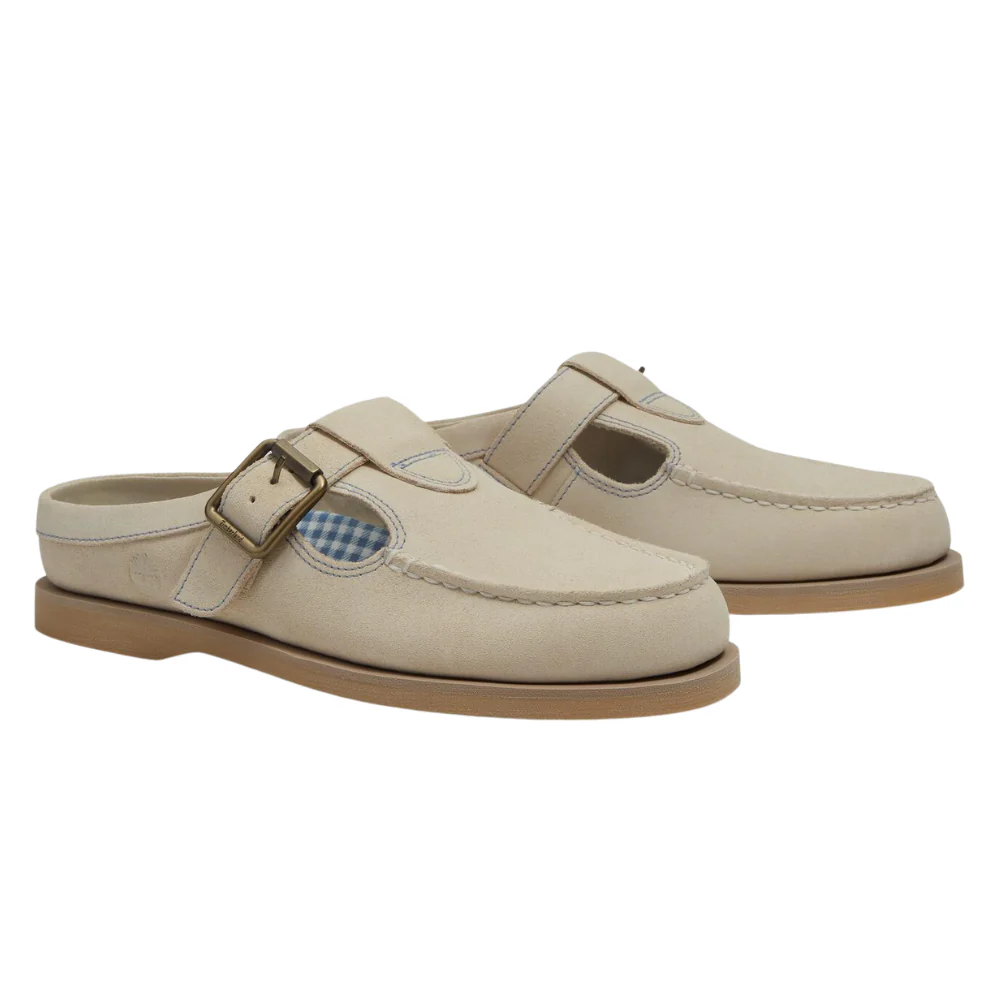 Classic Boat clogs - Light Beige Suede - Image 2