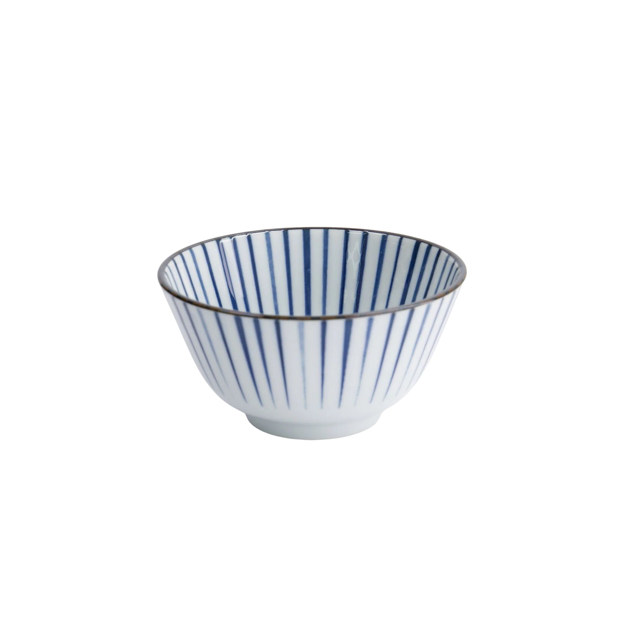 Natsu Tokusa Rice skål, blå/hvid - Ø12 cm.