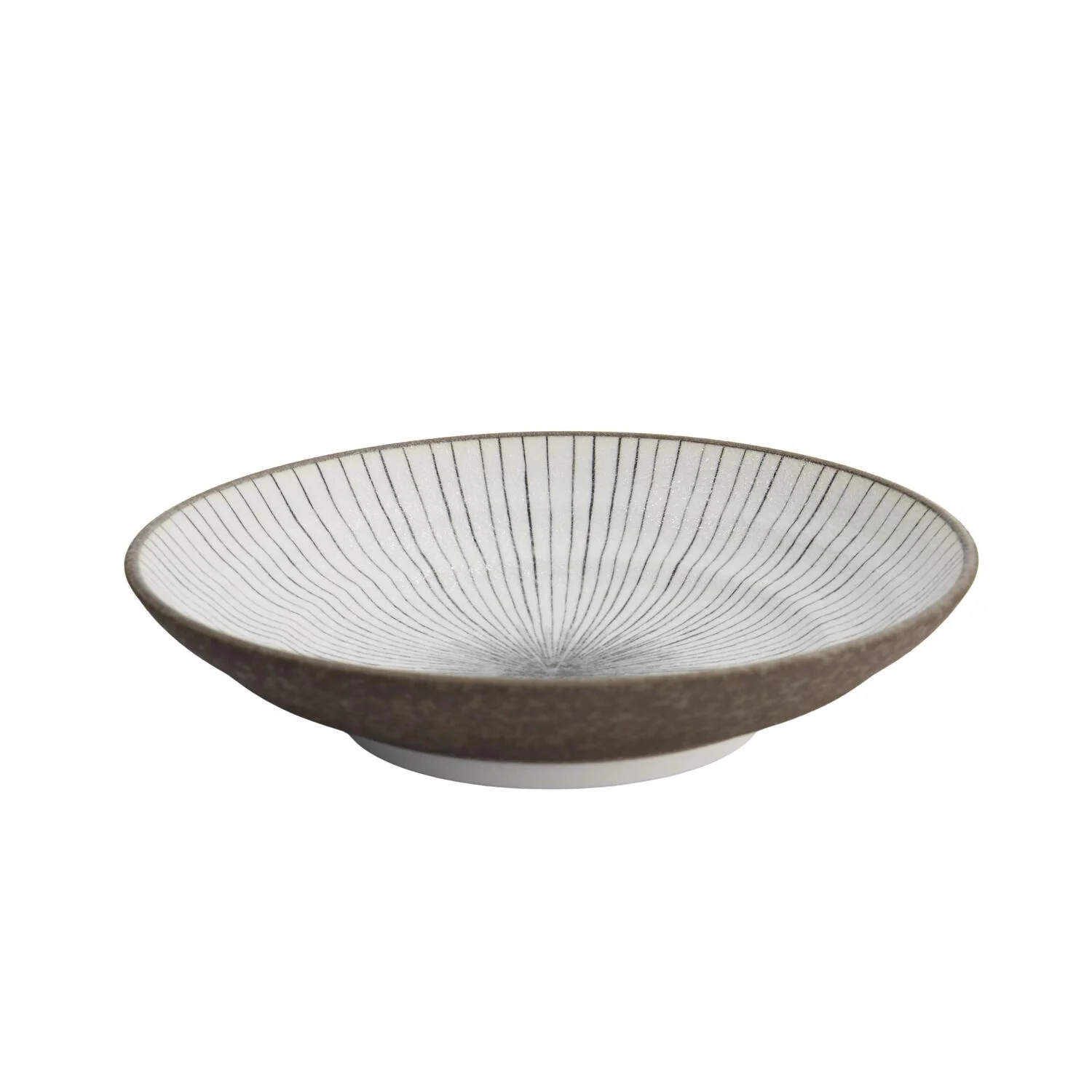 Satomaki Tokusa dyb tallerken - Ø23 cm