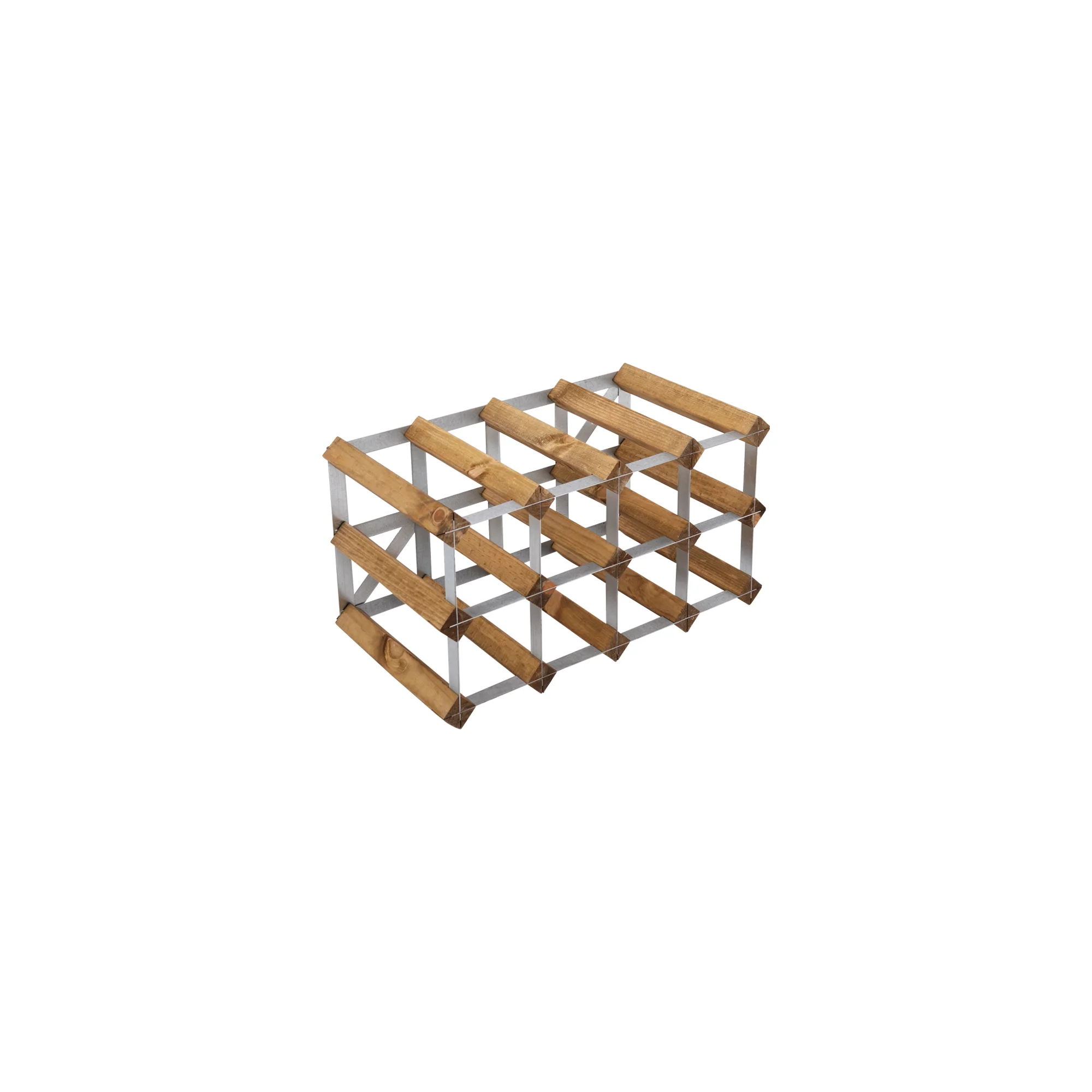 Vinreol, 12 flasker - lys eg - Image 7