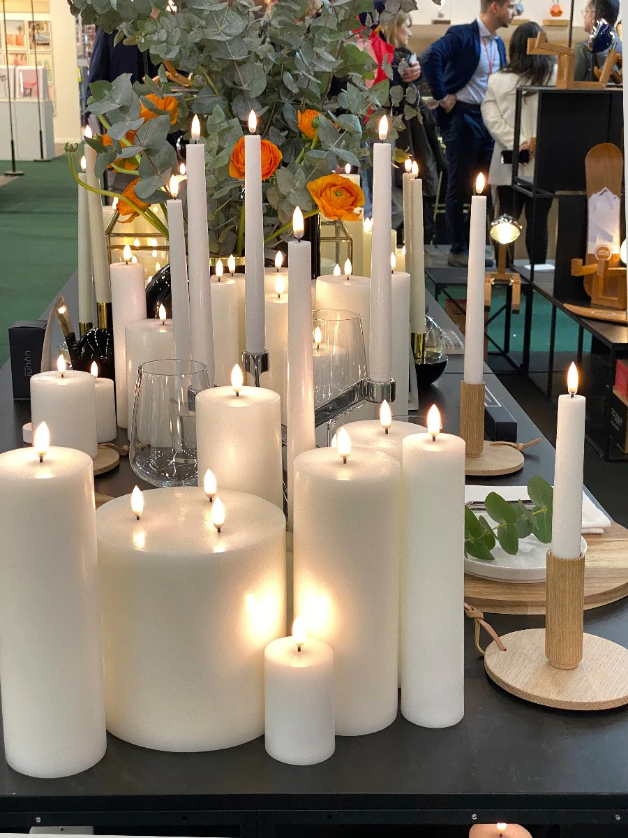 LED Pillar lys - H25 cm. - Image 3