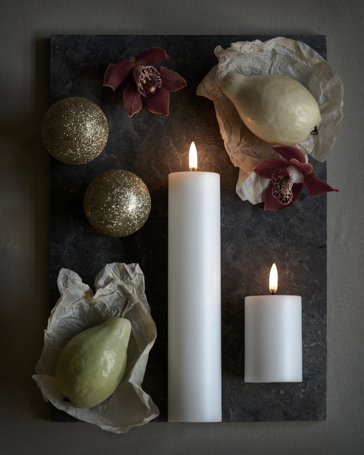 LED Pillar lys, Nordic White - H5 cm. - Image 2