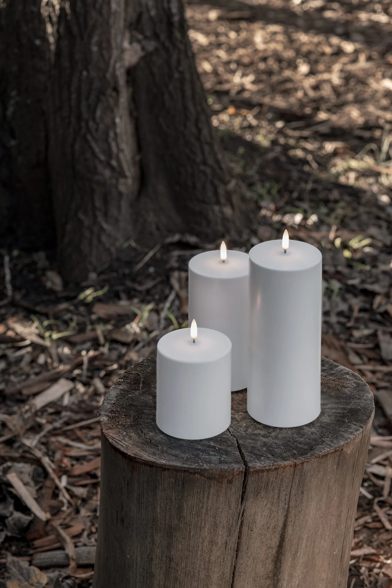 Outdoor LED lys, hvid - H10 cm. - Image 3