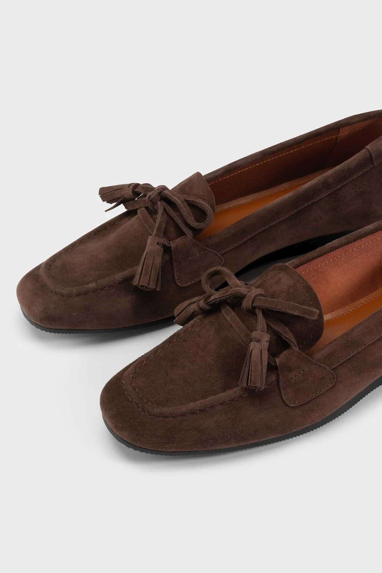 Hillary Suede loafers - Coffee - Image 3
