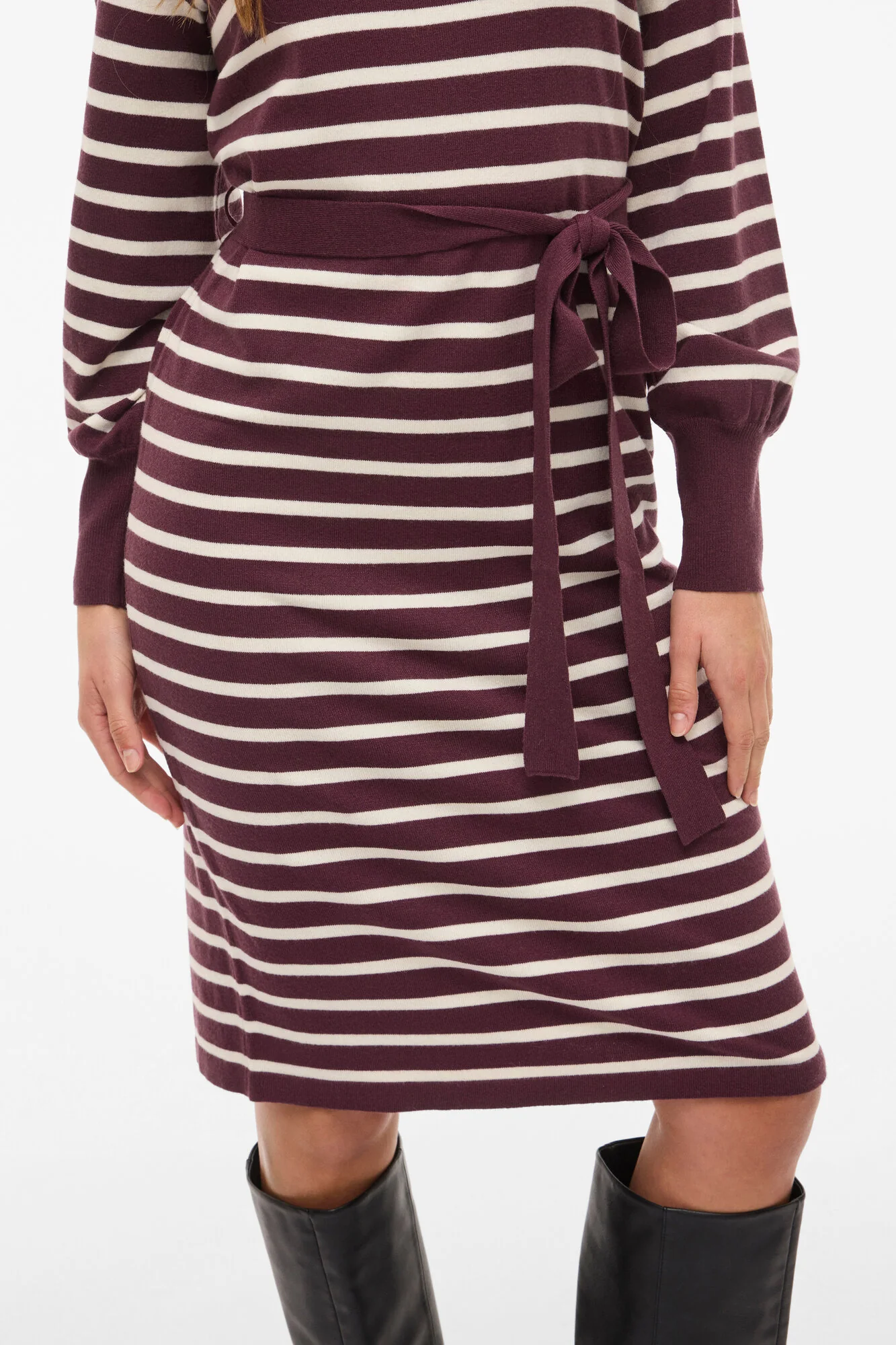 Viamanda turtleneck strik kjole - Fig - Image 5