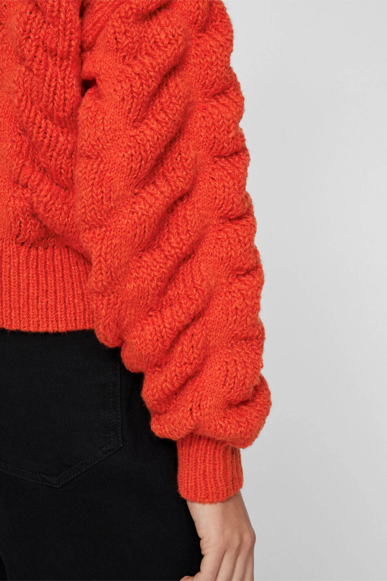 Vichana cardigan - Poppy Red - Image 6