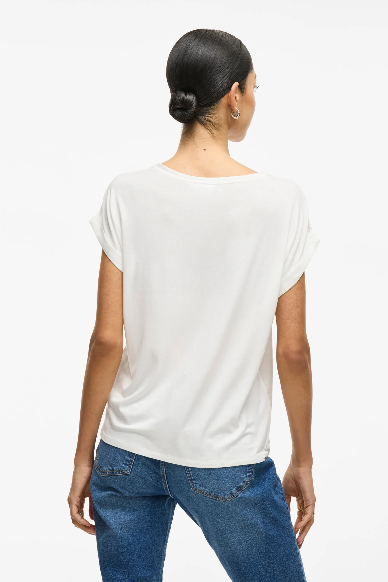 Viellette Satin top - Snow White - Image 3
