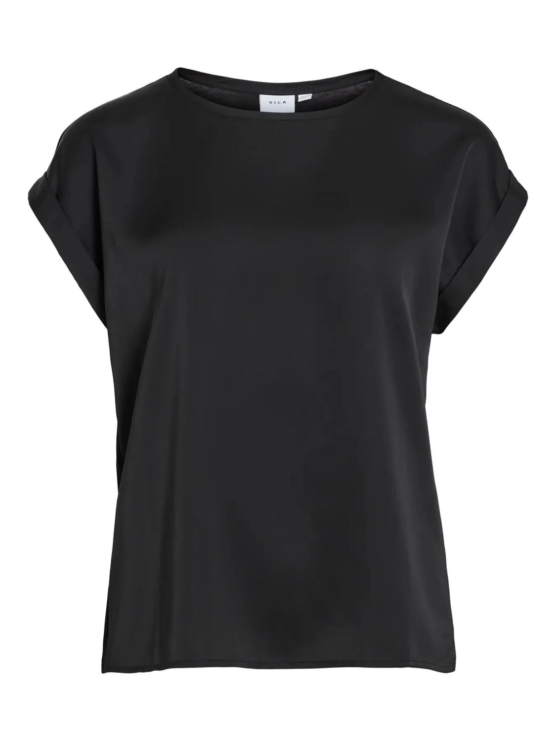 Viellette Satin top - sort - Image 2