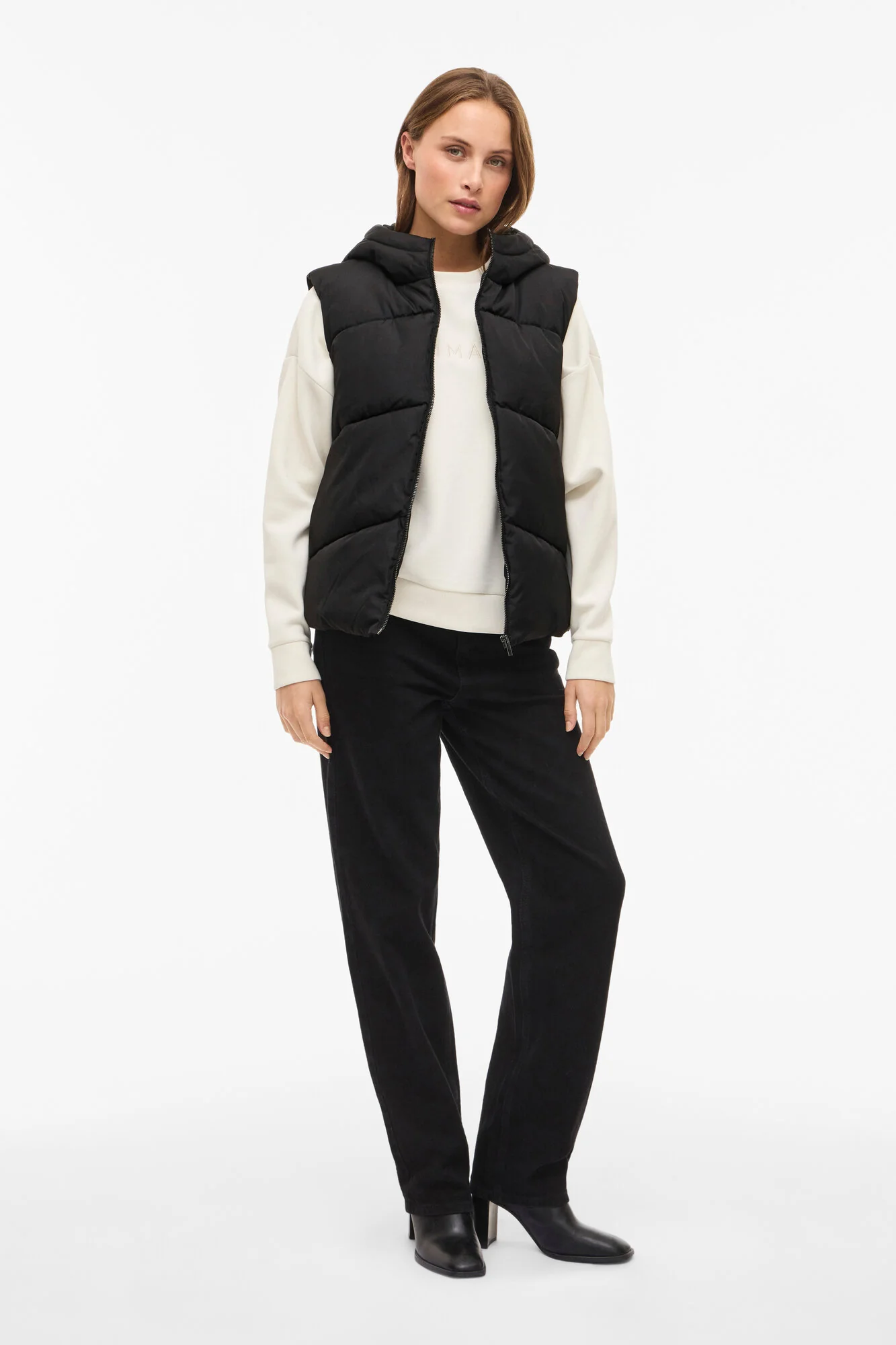 Vikarla puffer vest - sort - Image 5