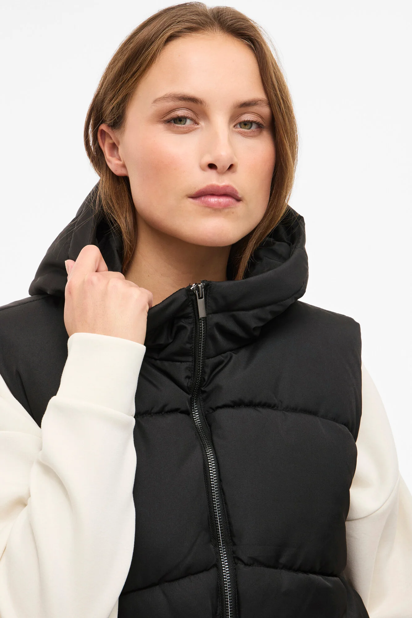 Vikarla puffer vest - sort - Image 6