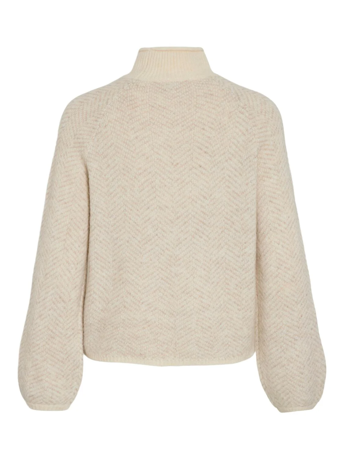 Vilory uldstriktrøje - Eggnog - Image 7