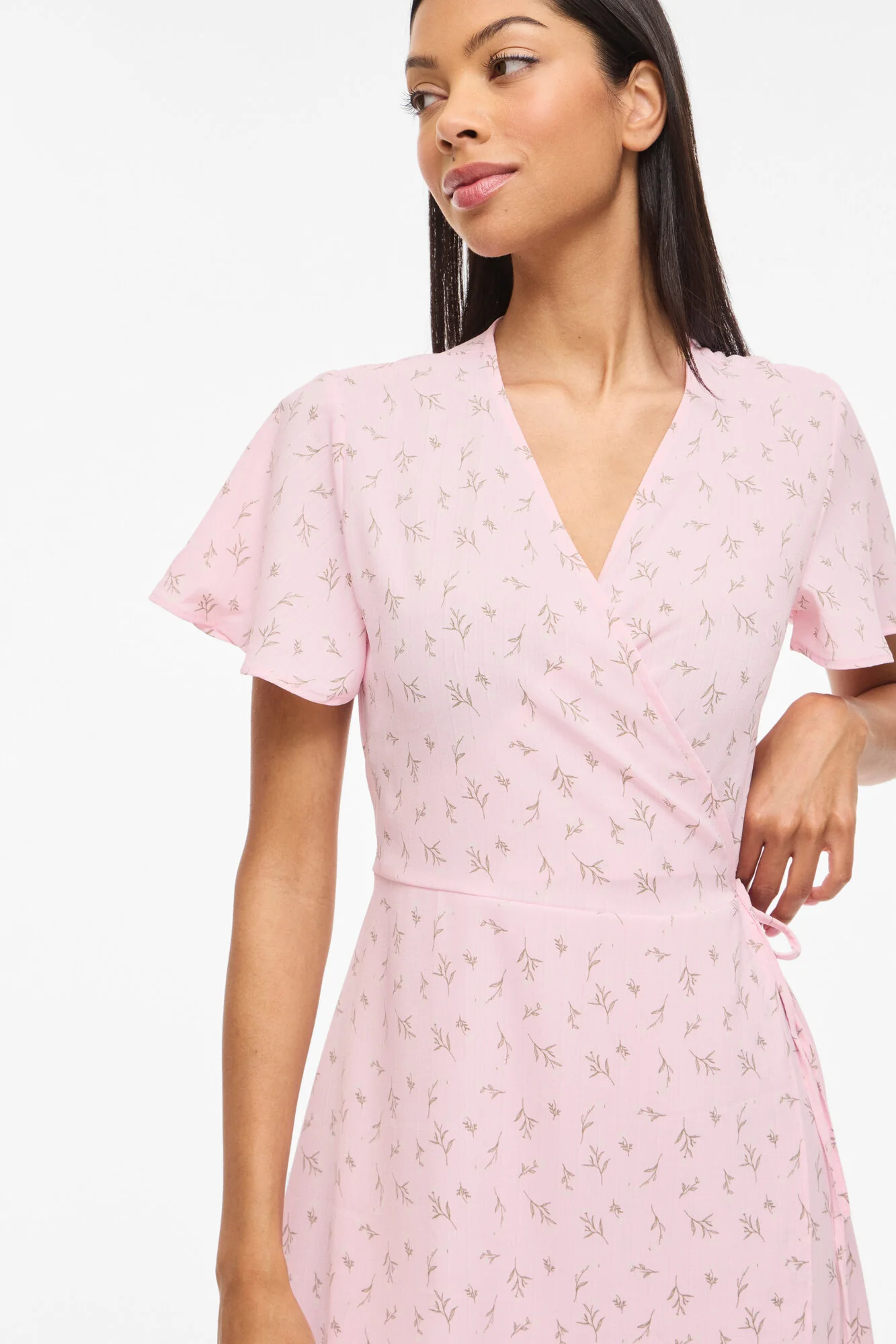 Vilovie Wrap midi kjole - Cherry Blossom - Image 6