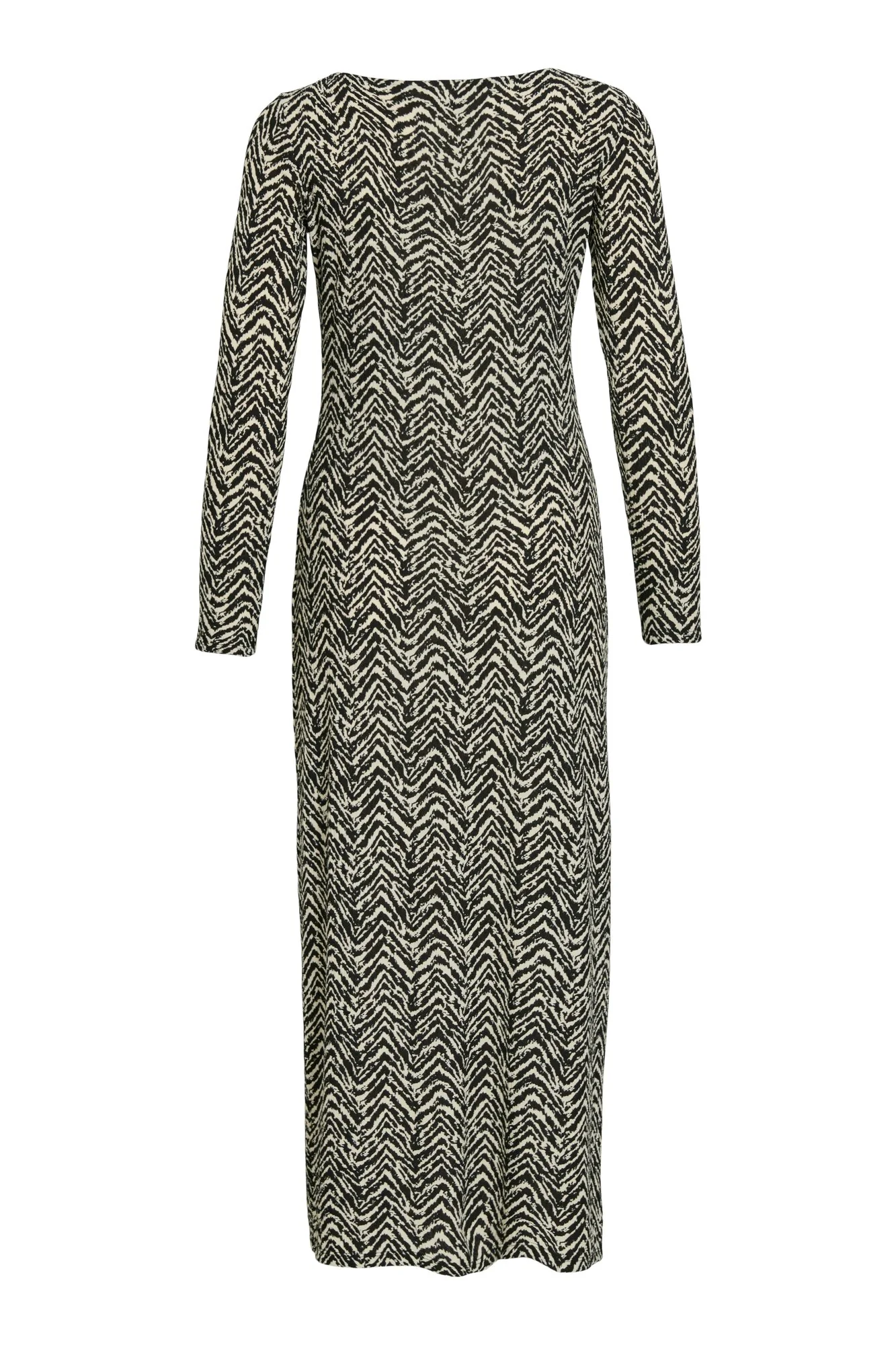 Vimadora Lua Boatneck midi kjole - Black Beauty - Image 4