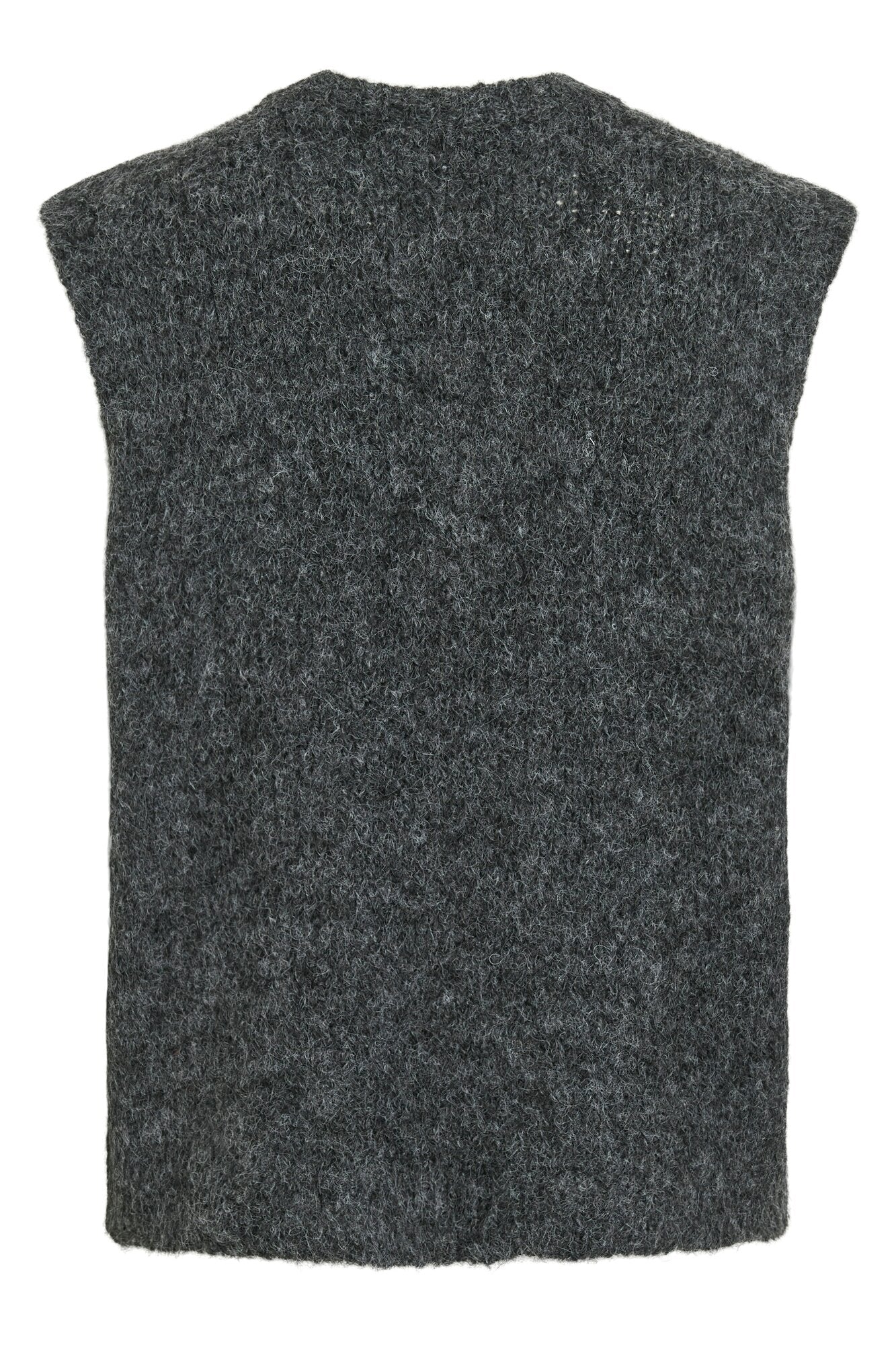 Vimarley strikvest - Dark Grey Melange - Image 6