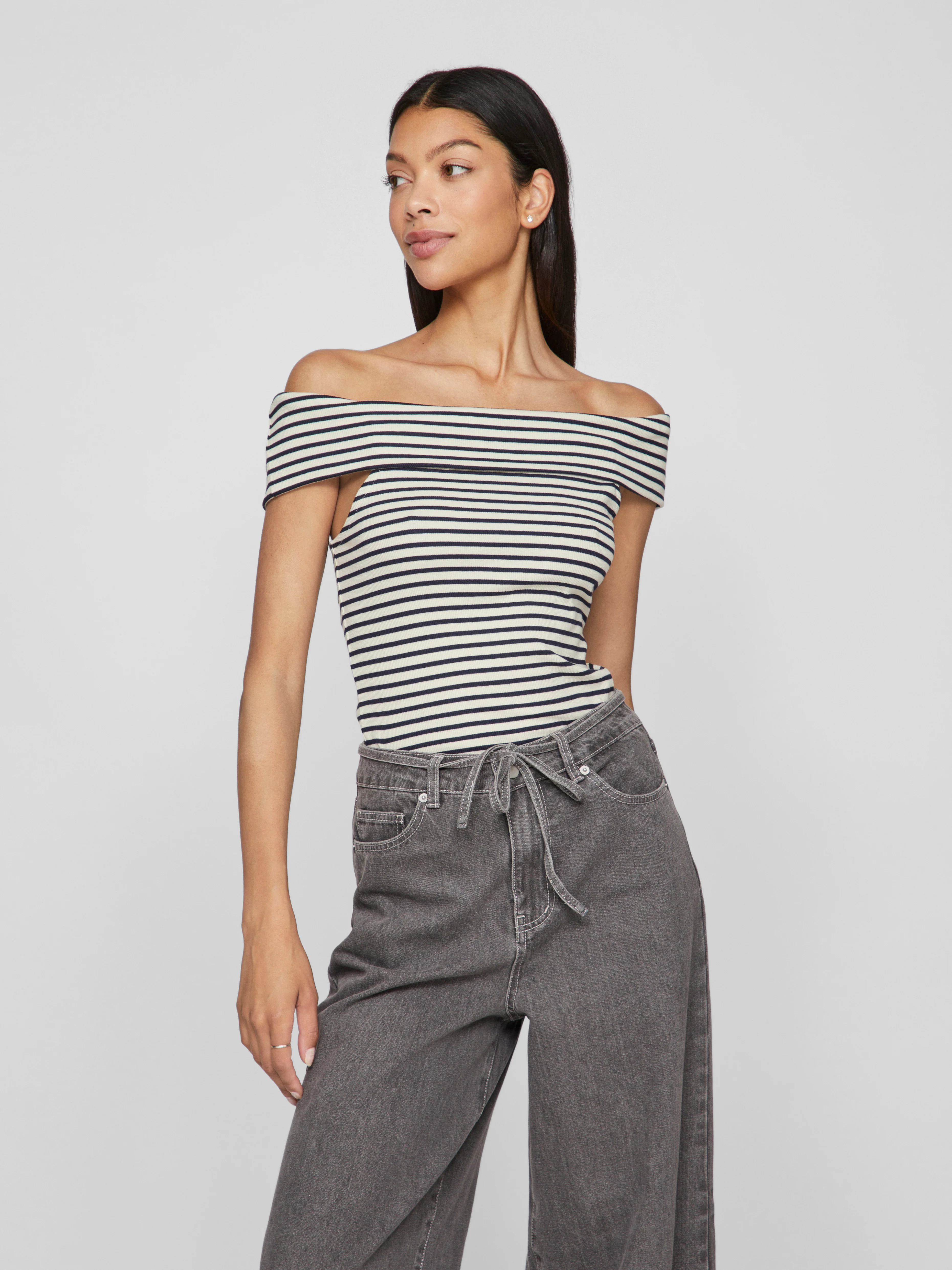 Visalja off-shoulder top - Cloud Dancer - Image 3