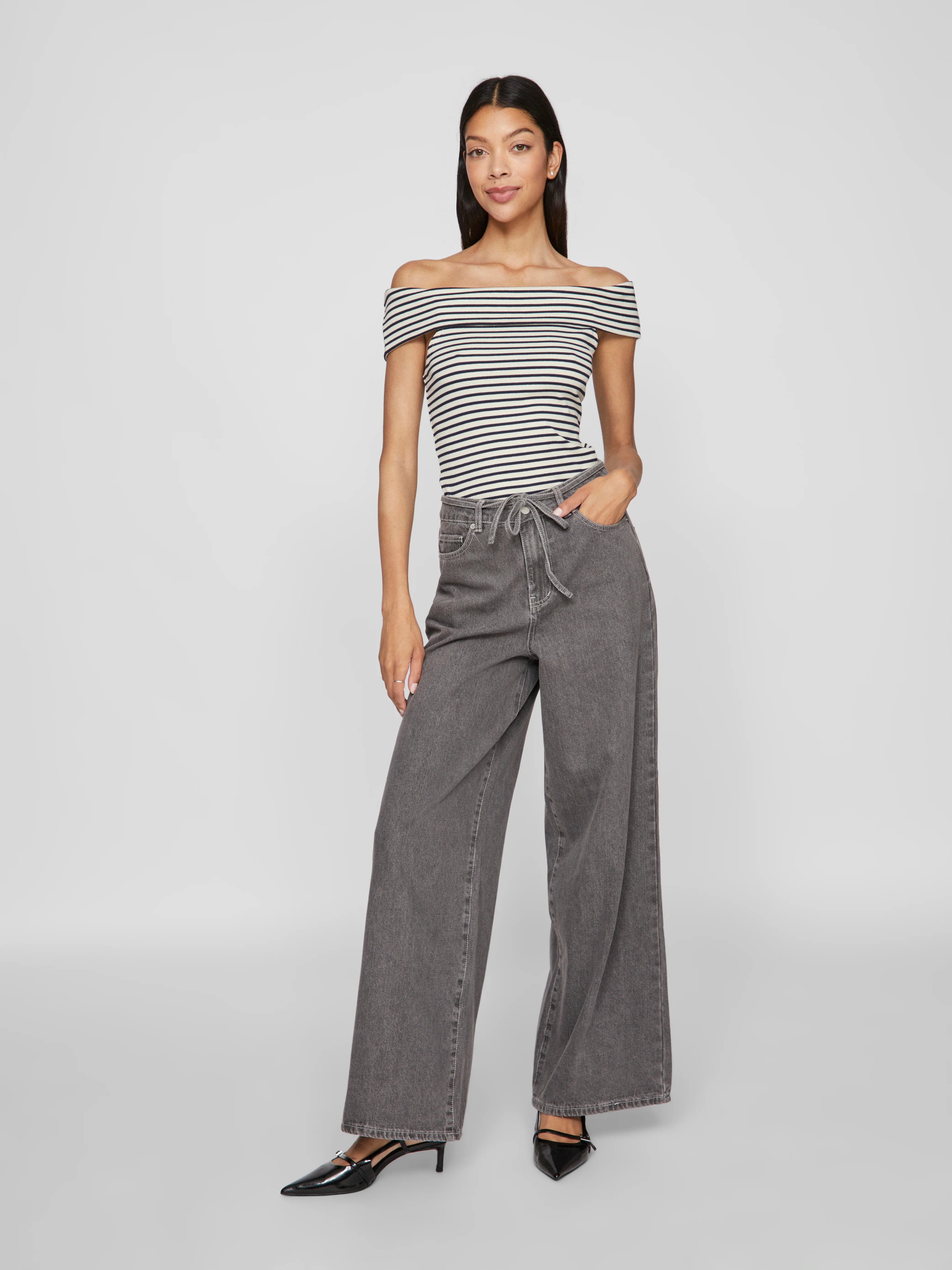 Visalja off-shoulder top - Cloud Dancer - Image 4