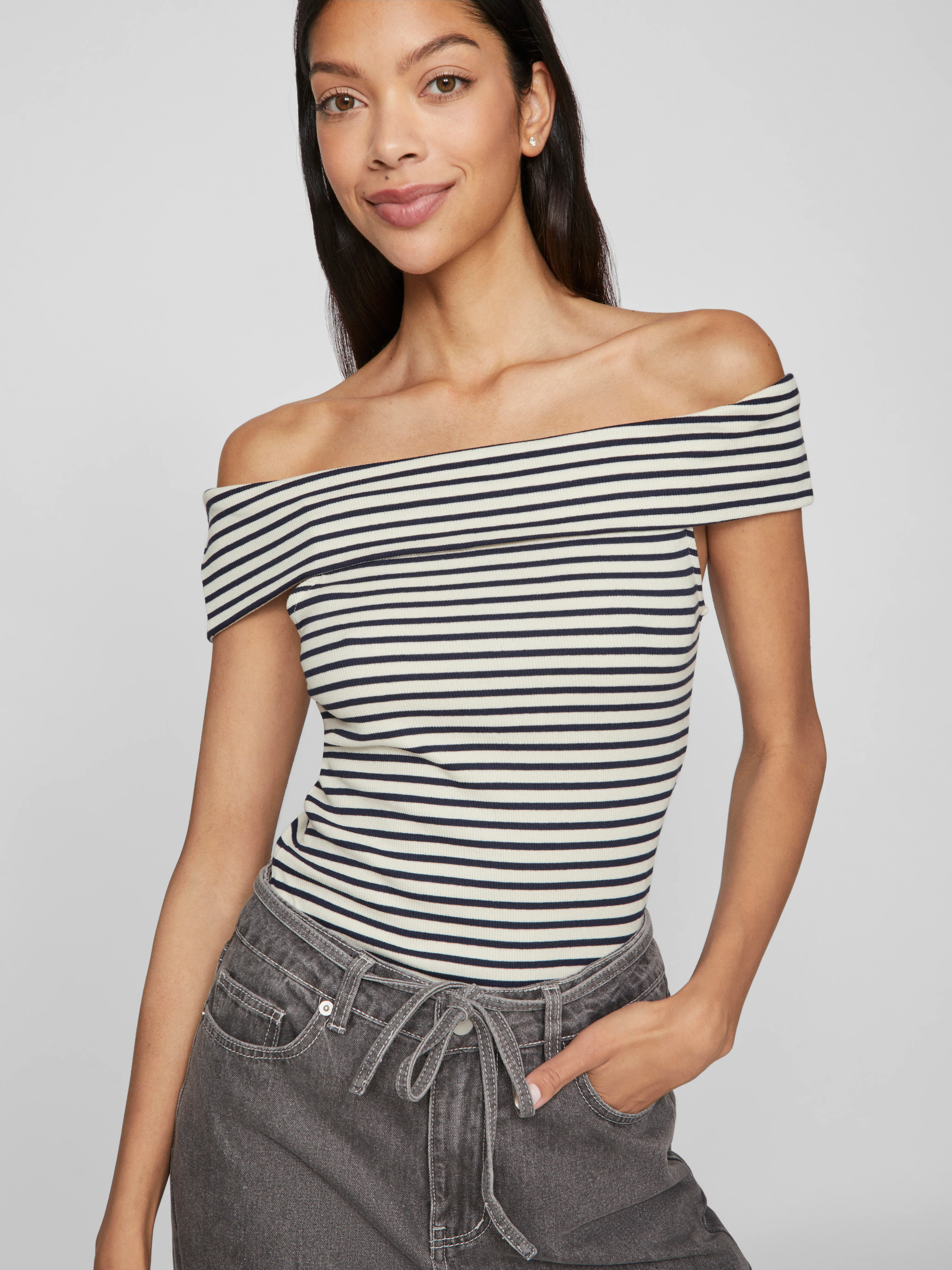 Visalja off-shoulder top - Cloud Dancer - Image 7