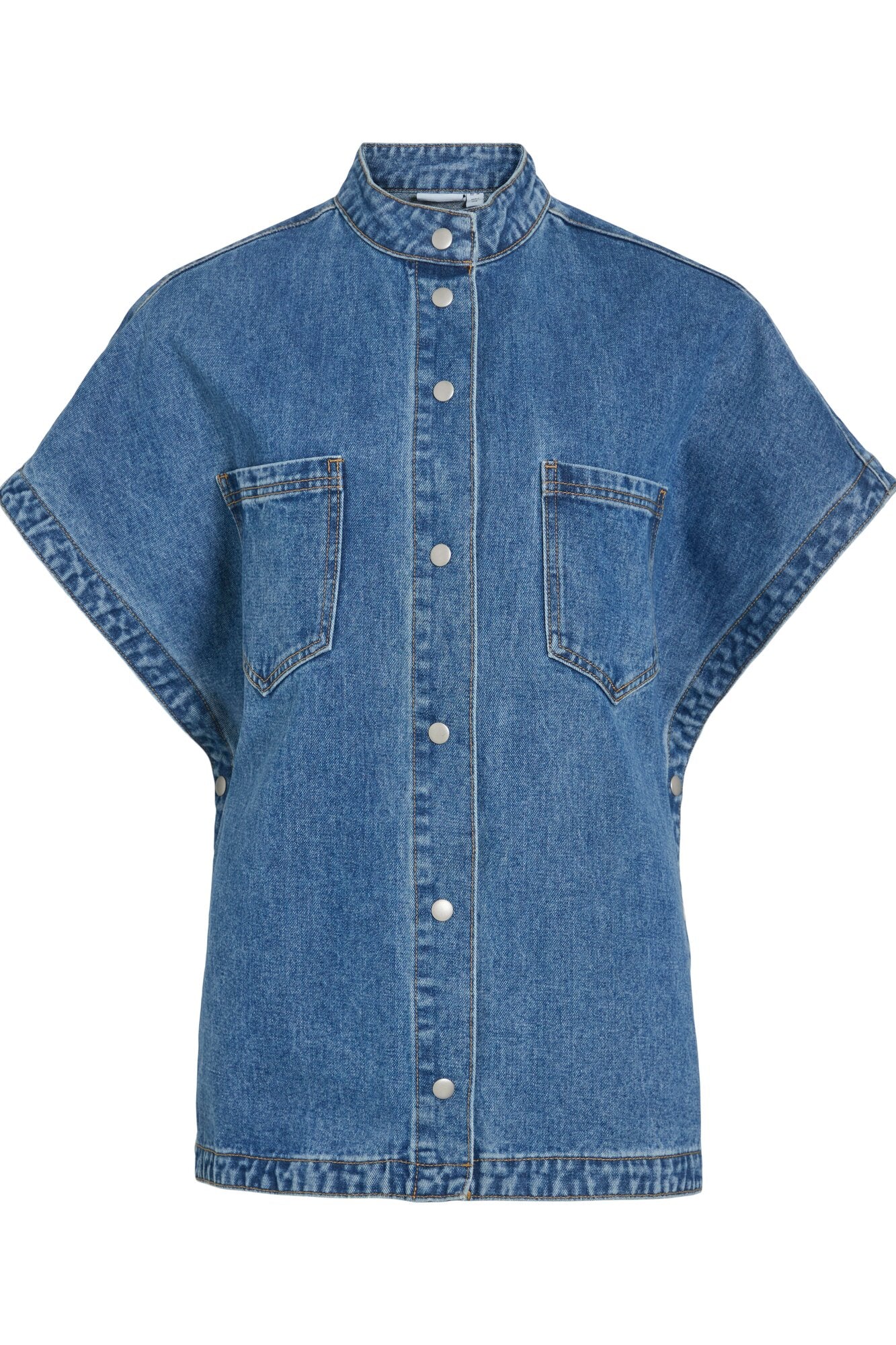 Vistine Poncho - Denim