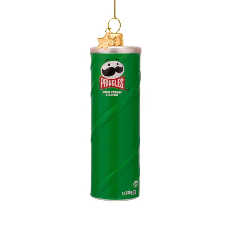 Grøn Pringles juleophæng - H12 cm. - Image 3