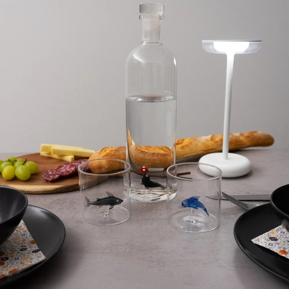 Borosilicate karaffel med prop, søløve - 1.2 L. - Image 2