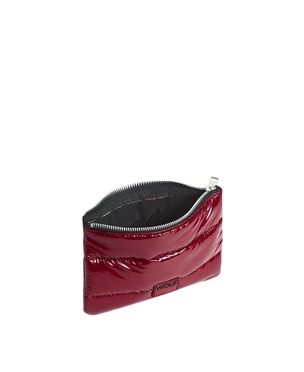Glossy clutch - Burgundy - Image 2