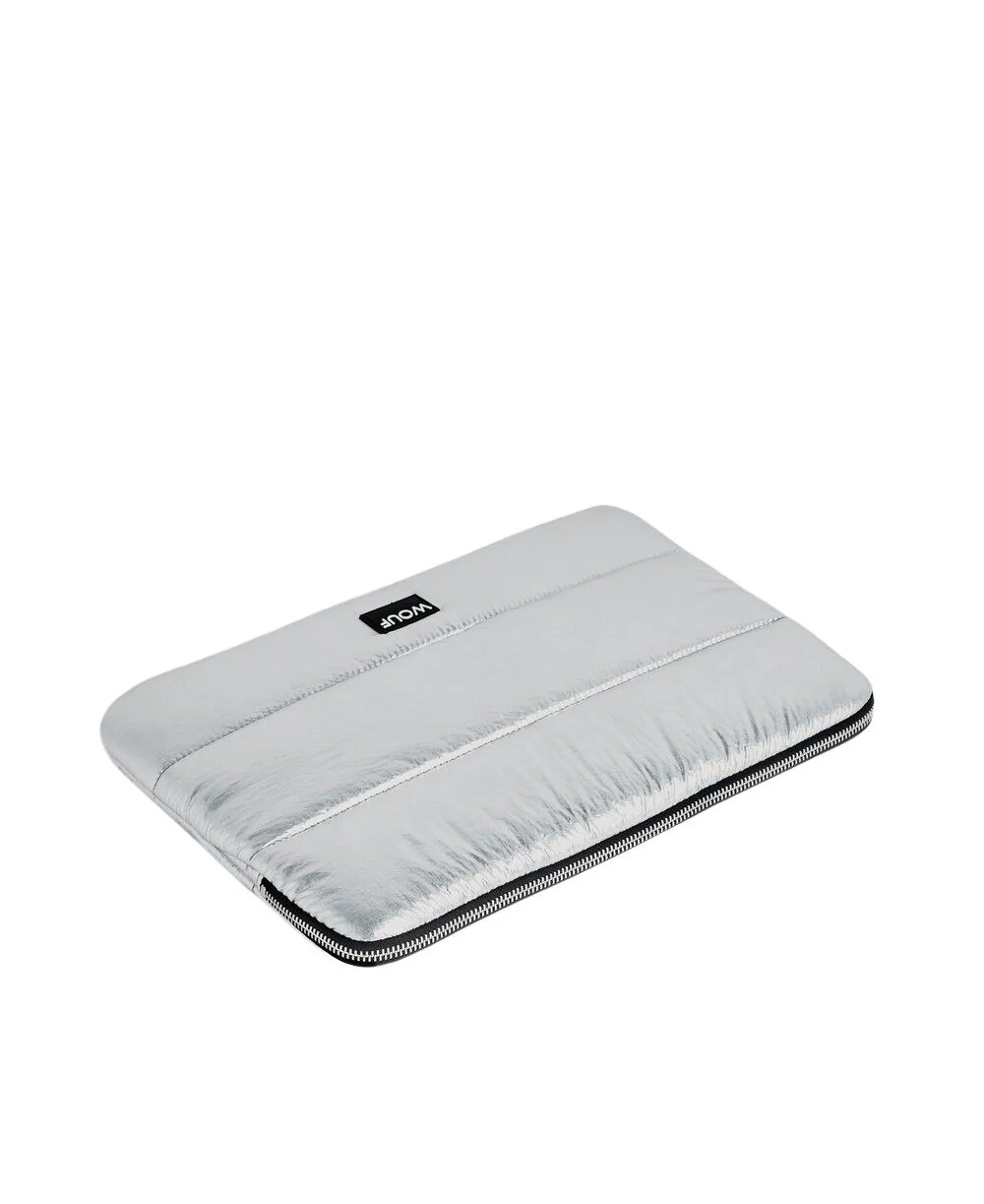 Glossy Computer Sleeve, 13/14 - Sølvfarvet - Image 4