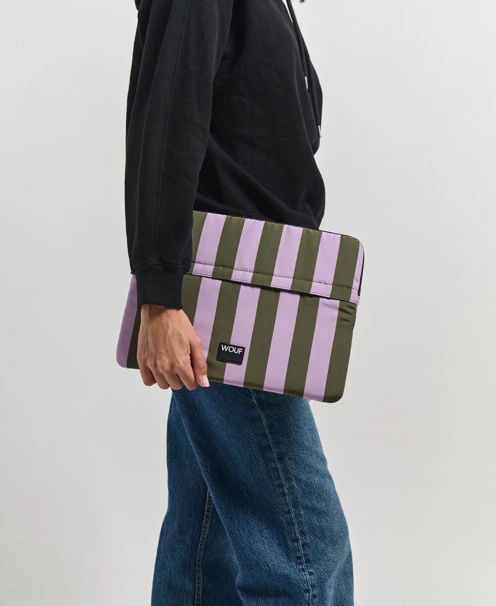 Niza computer Sleeve, 13/14 - Green/Purple - Image 2