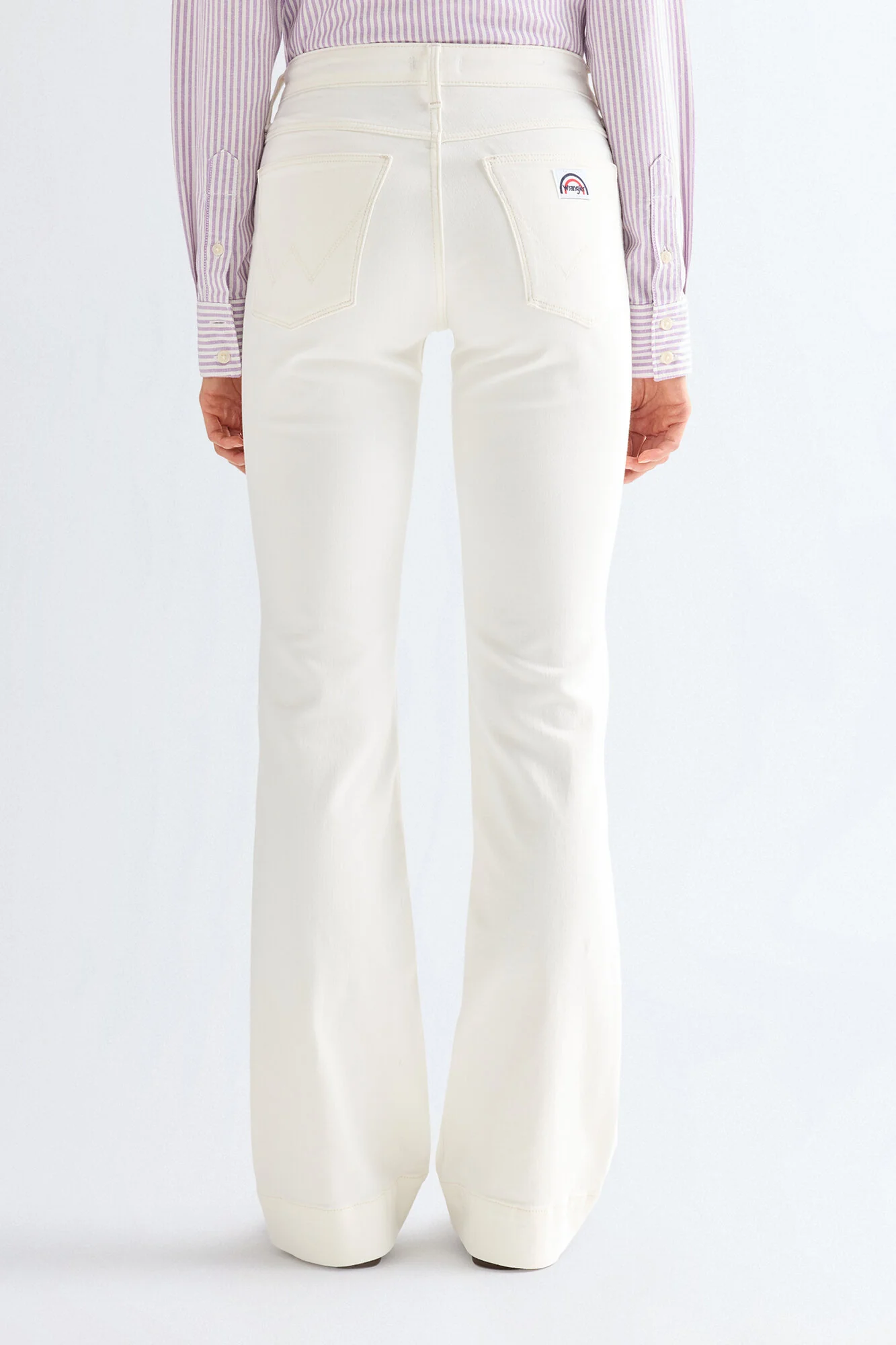 Flare jeans - Worn White - Image 3