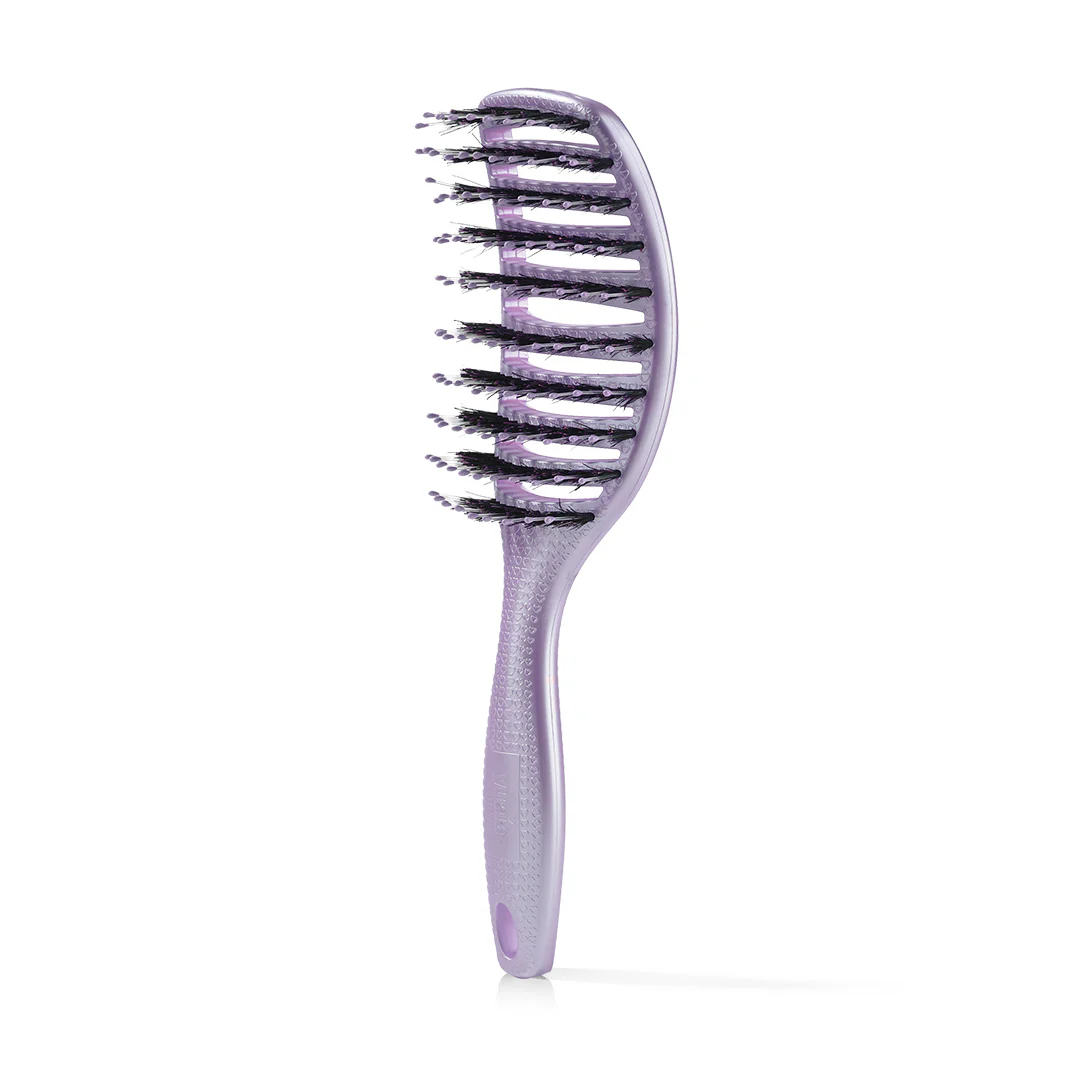 Curvy hårbørste - Lavender
