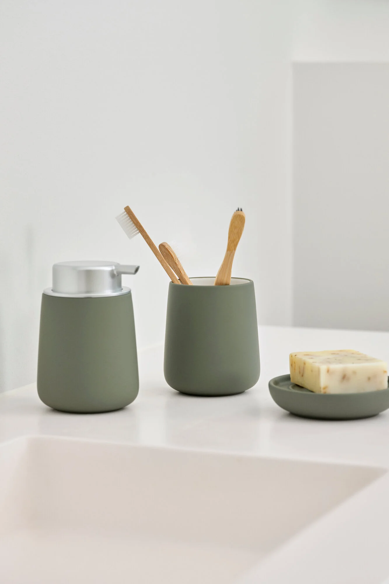 Nova sæbedispenser - Olive green - Image 2